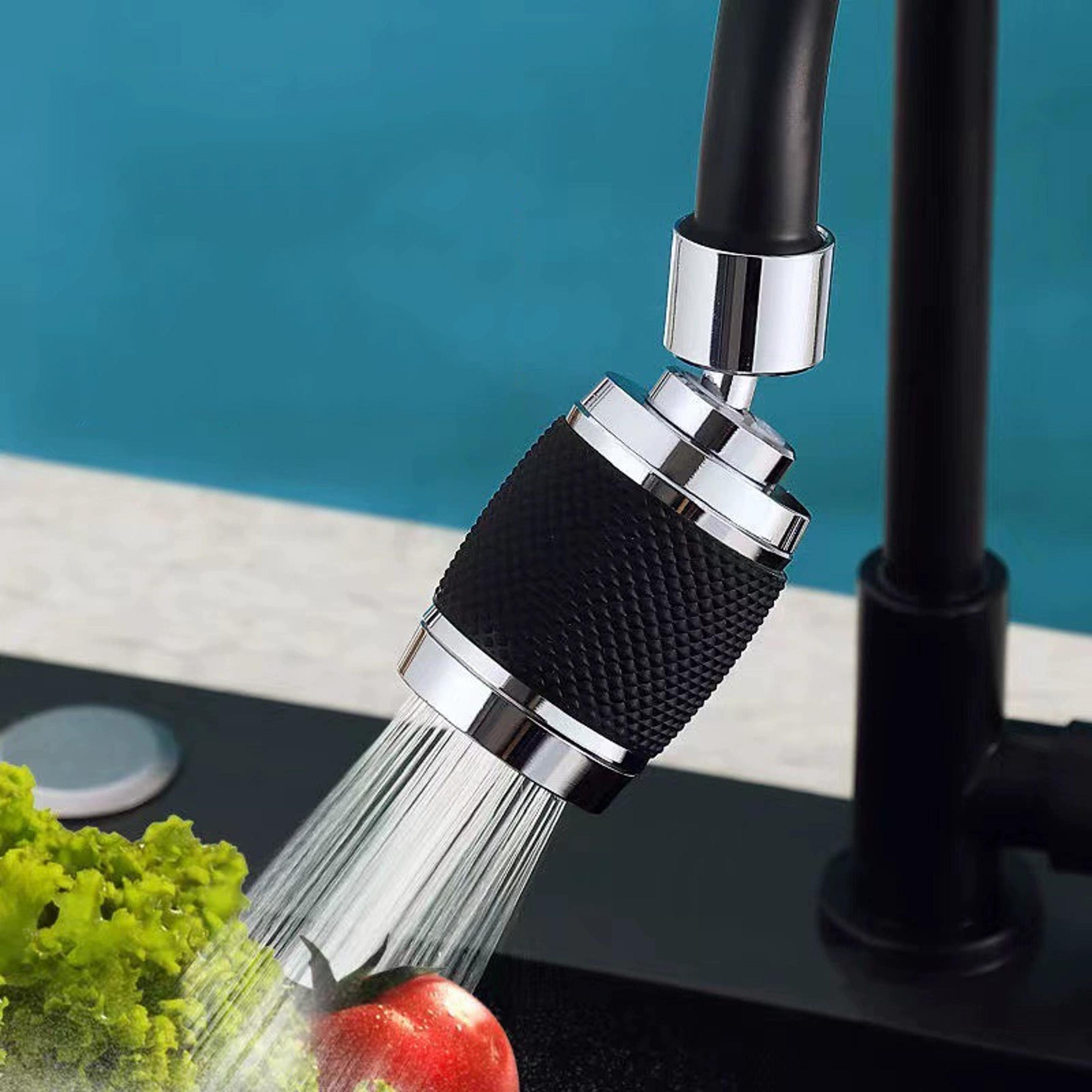 universal faucet modes kitchen filter extender rotation pressurized water saver anti-splash shower sprayer