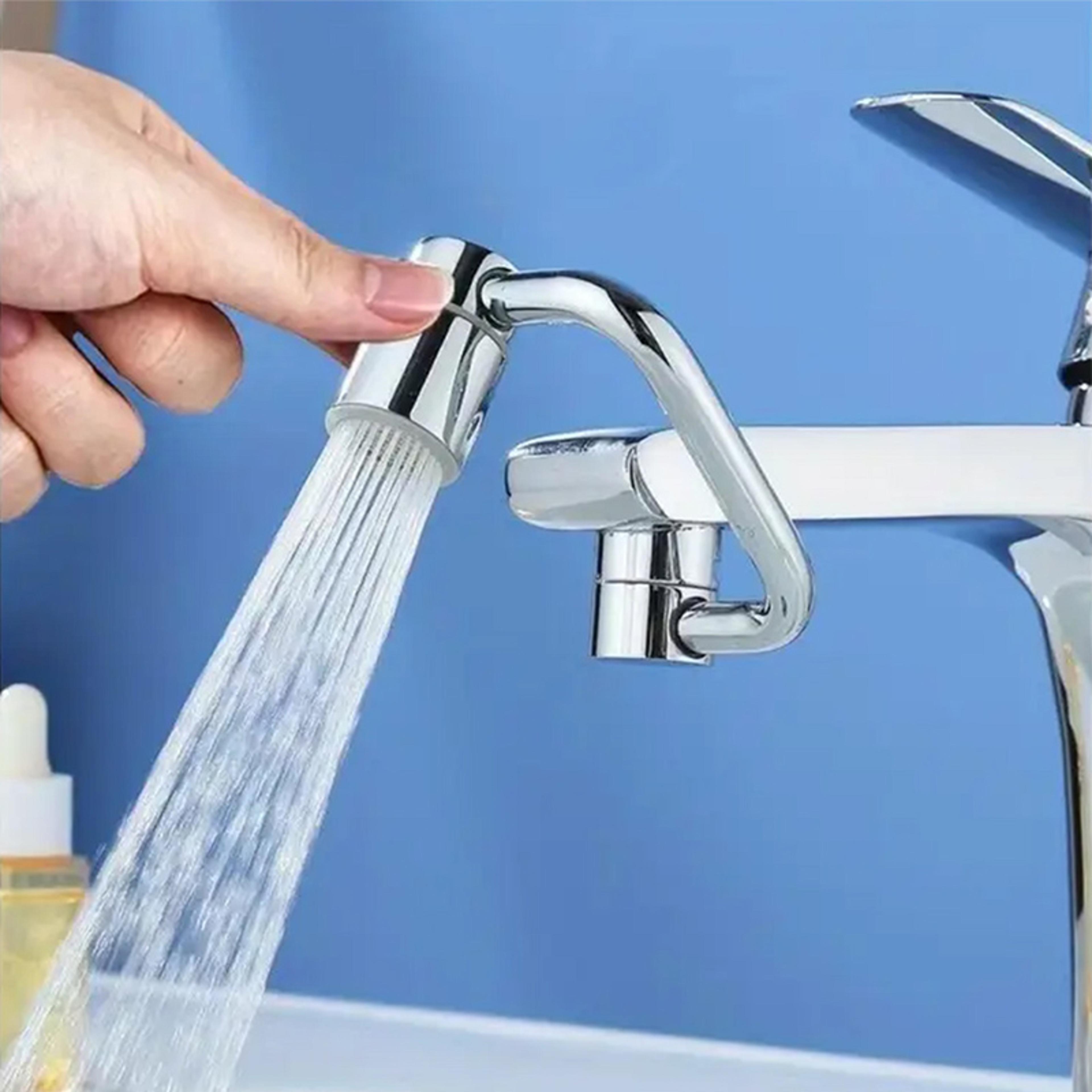 universal faucet extender, multi functional washbasin u shaped anti splash rotating sink head