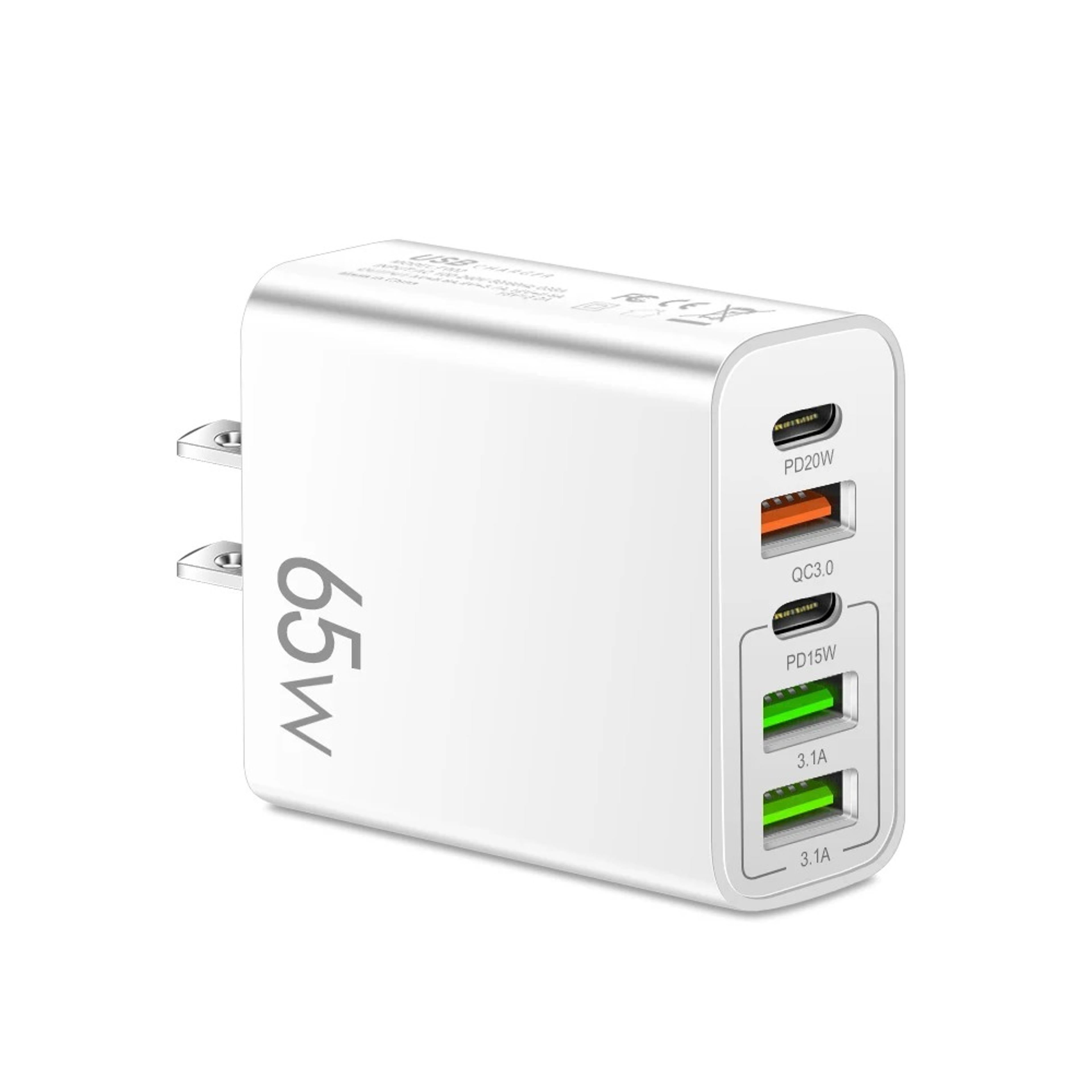 multi ports usb c charger pd type c fast charging power adapter quick charge ports wall charger