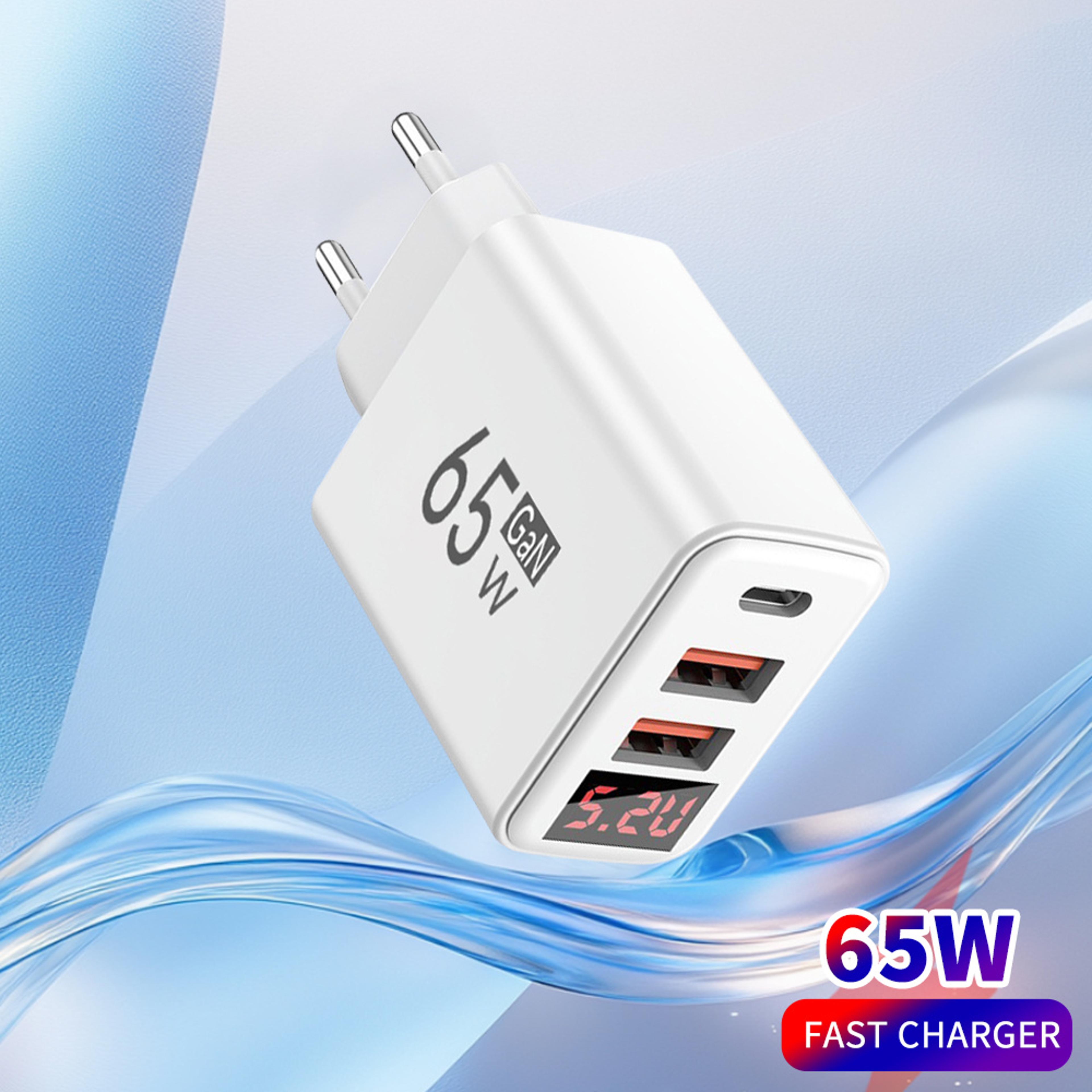 usb type c power adapter travel wall charger quick charge ports fast charging