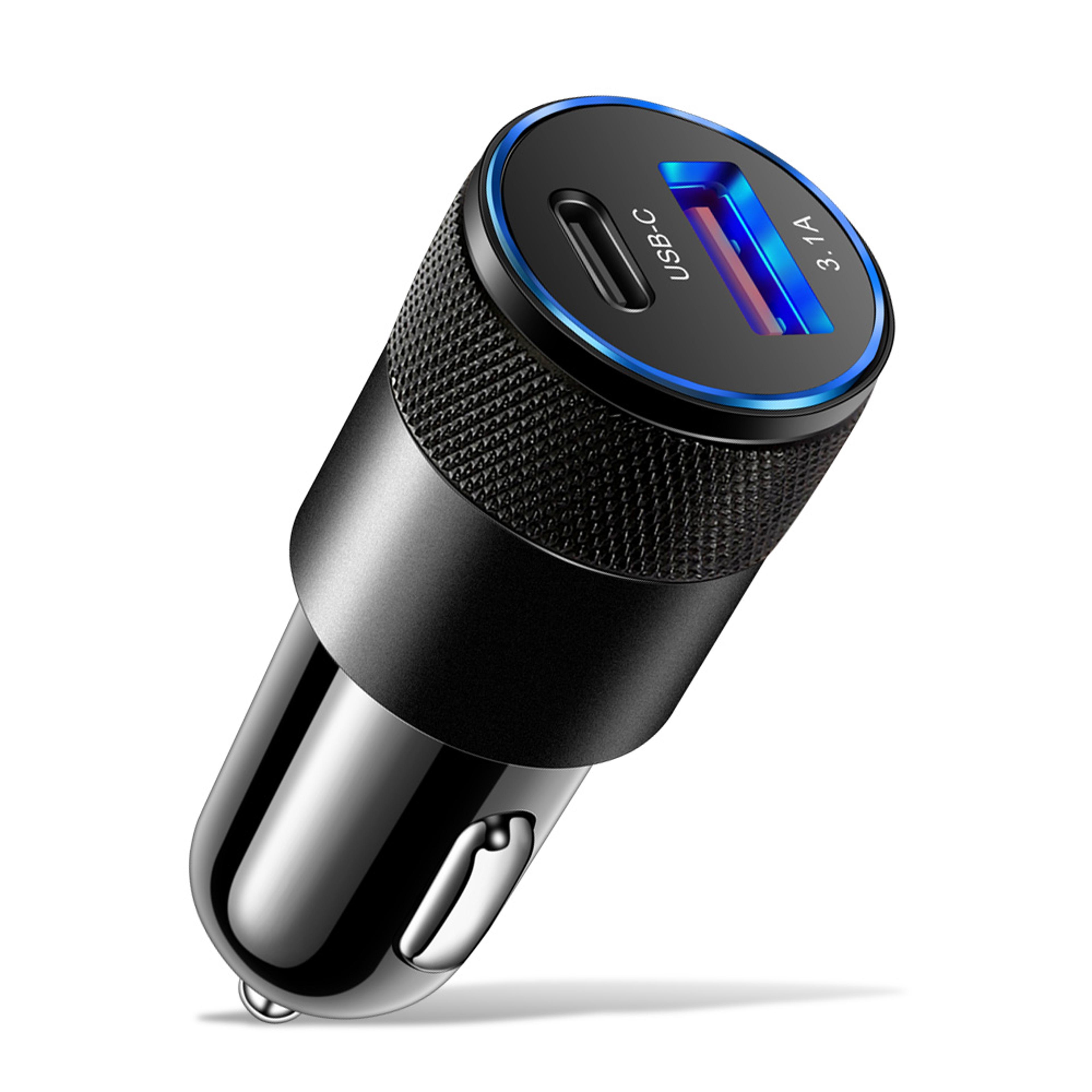car charger type c pd usb quick charge dual ports phone adapter