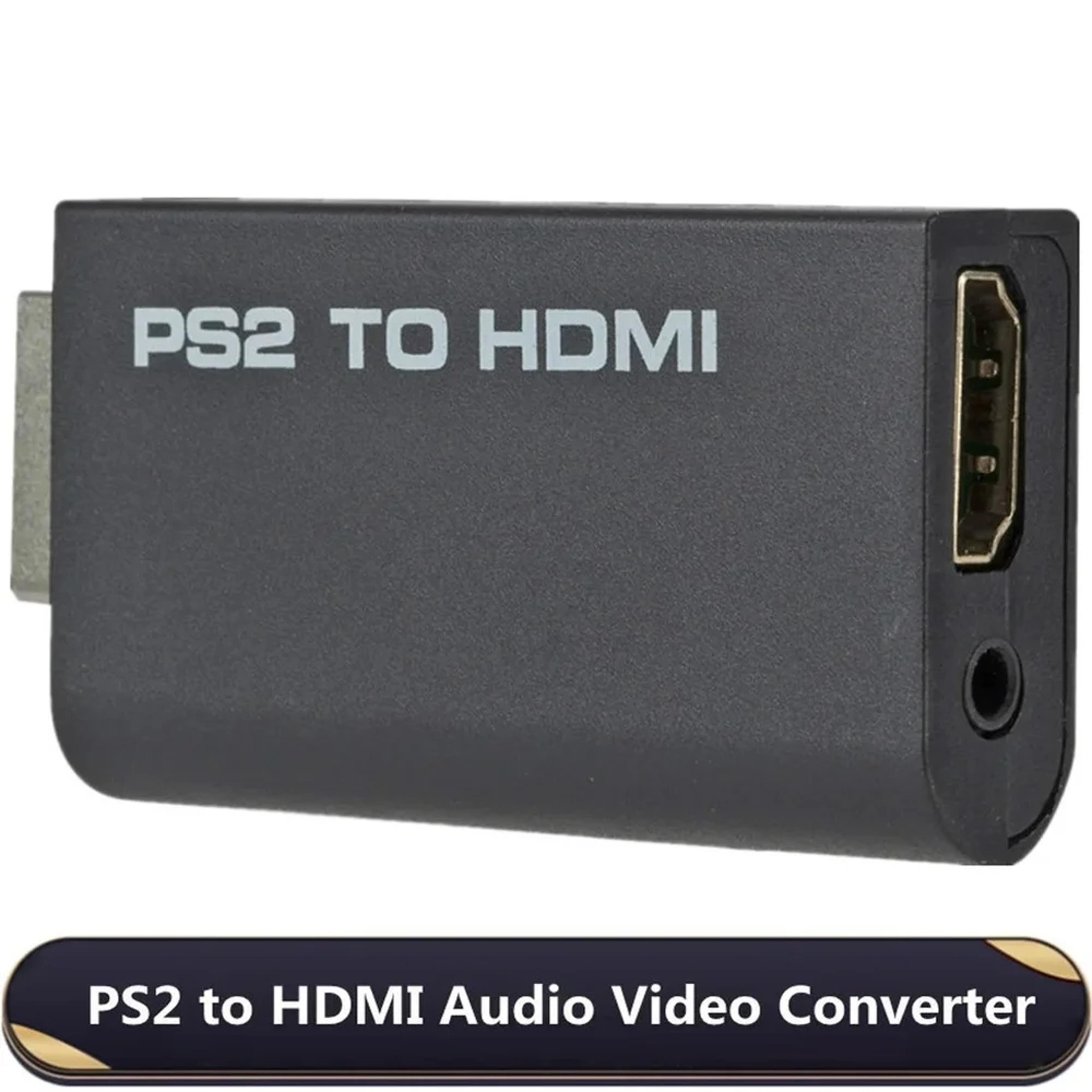 hd ps2 to hdmi-compatible adapter with audio output for pc all display modes