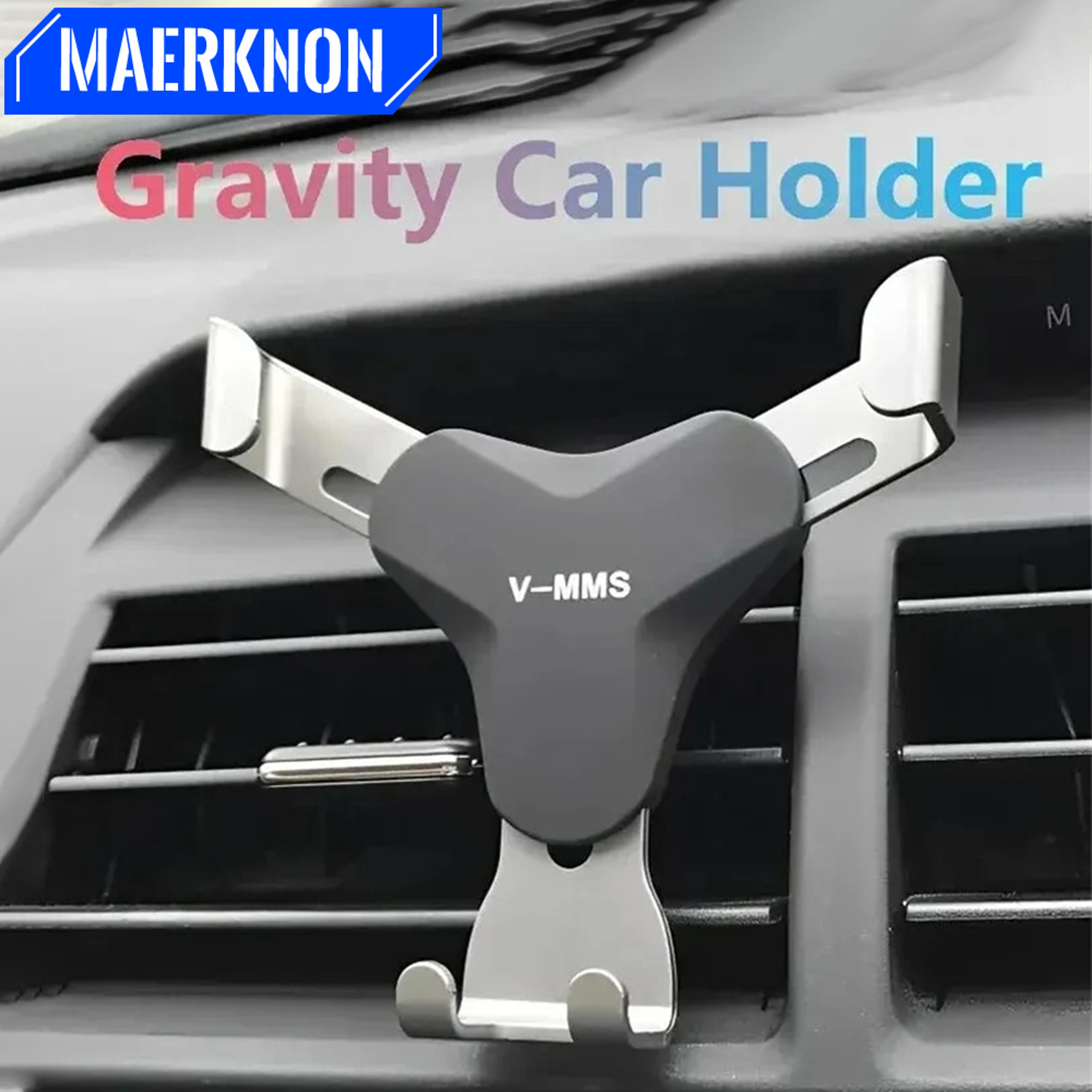 universal smartphone holder, gravity car phone holder stand, air vent mount, in car gps support stand