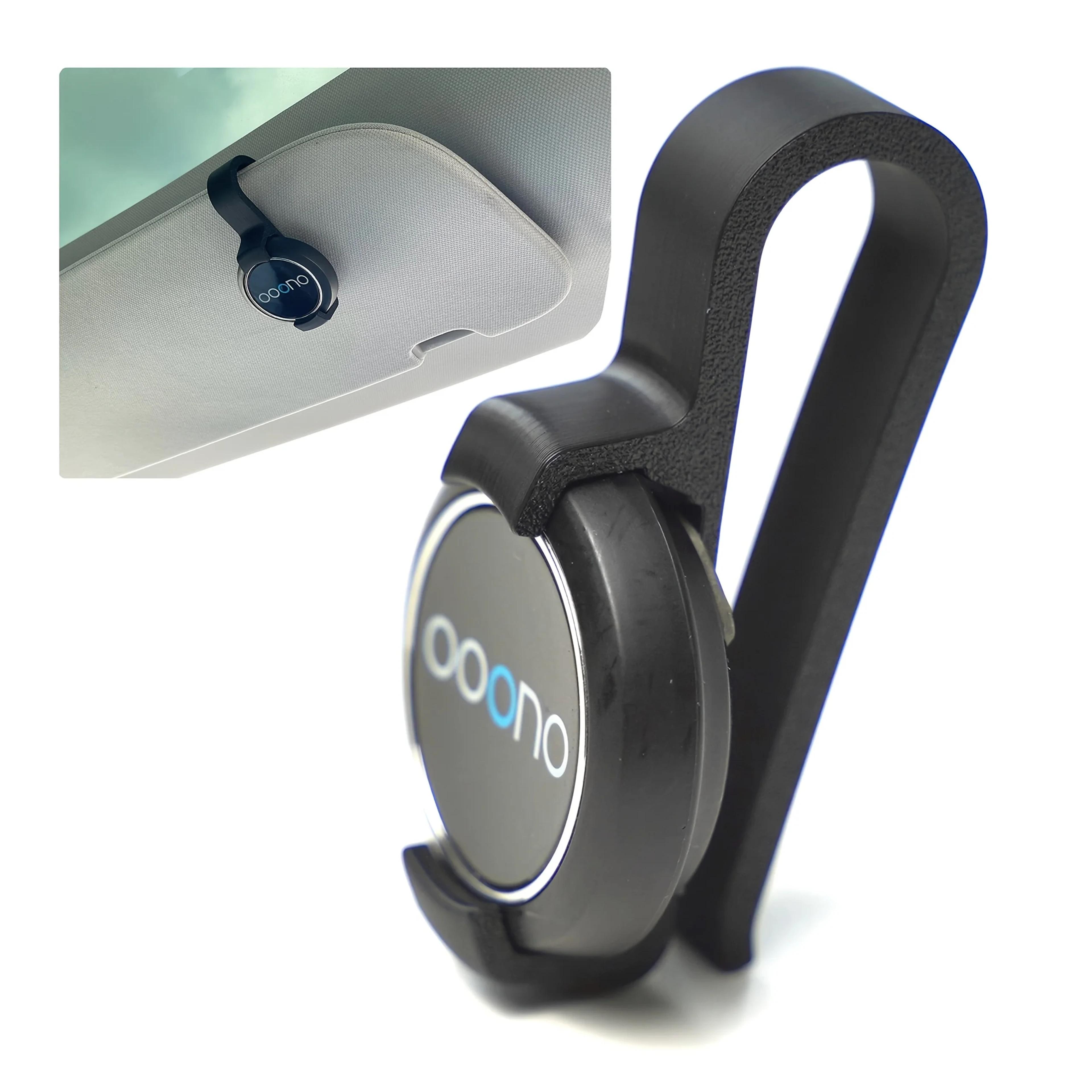 universal car sun visor holder clip design compatible with co-driver durable plastic easy installation