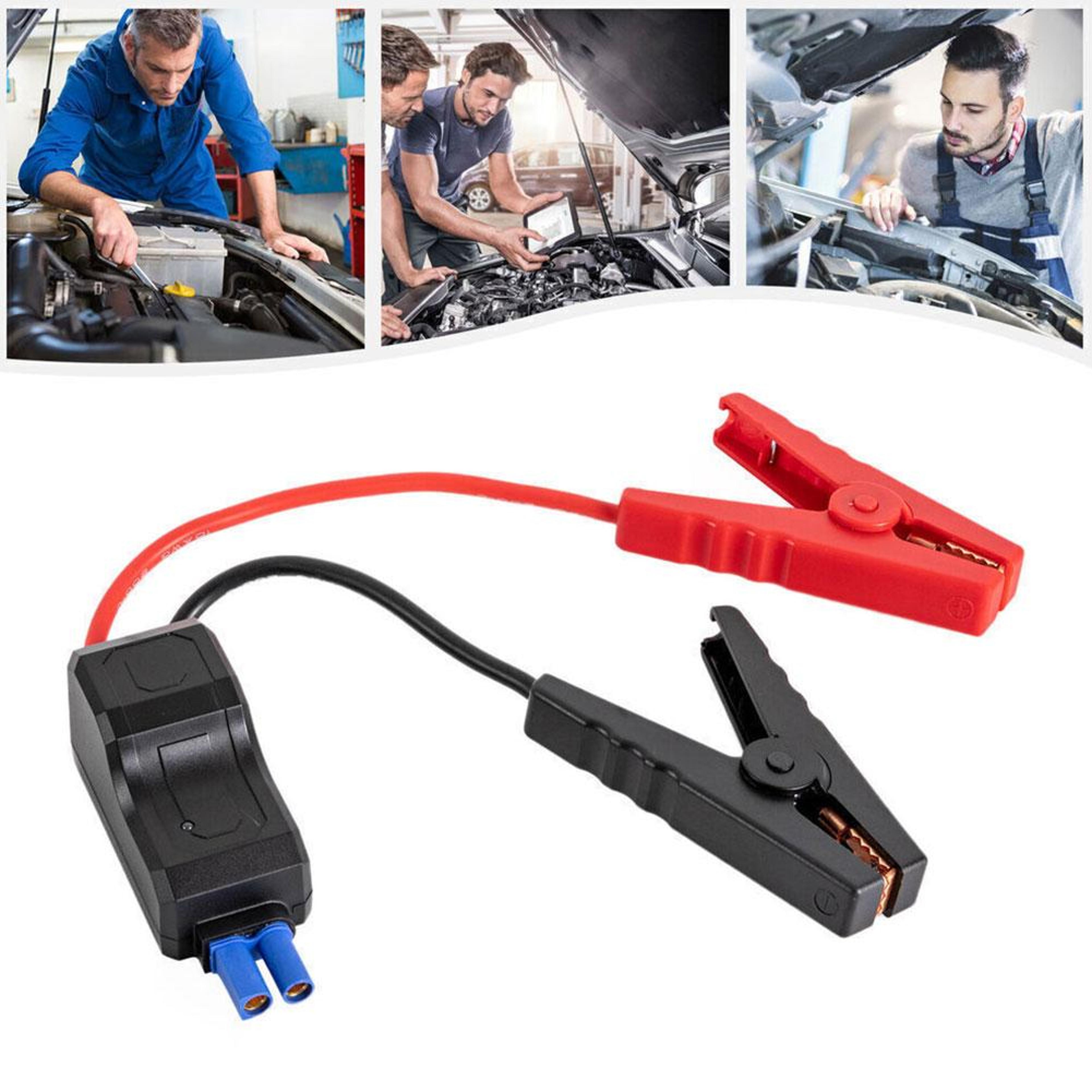 plug car jump cable, emergency battery starter clip, alligator clamps, car clip for trucks