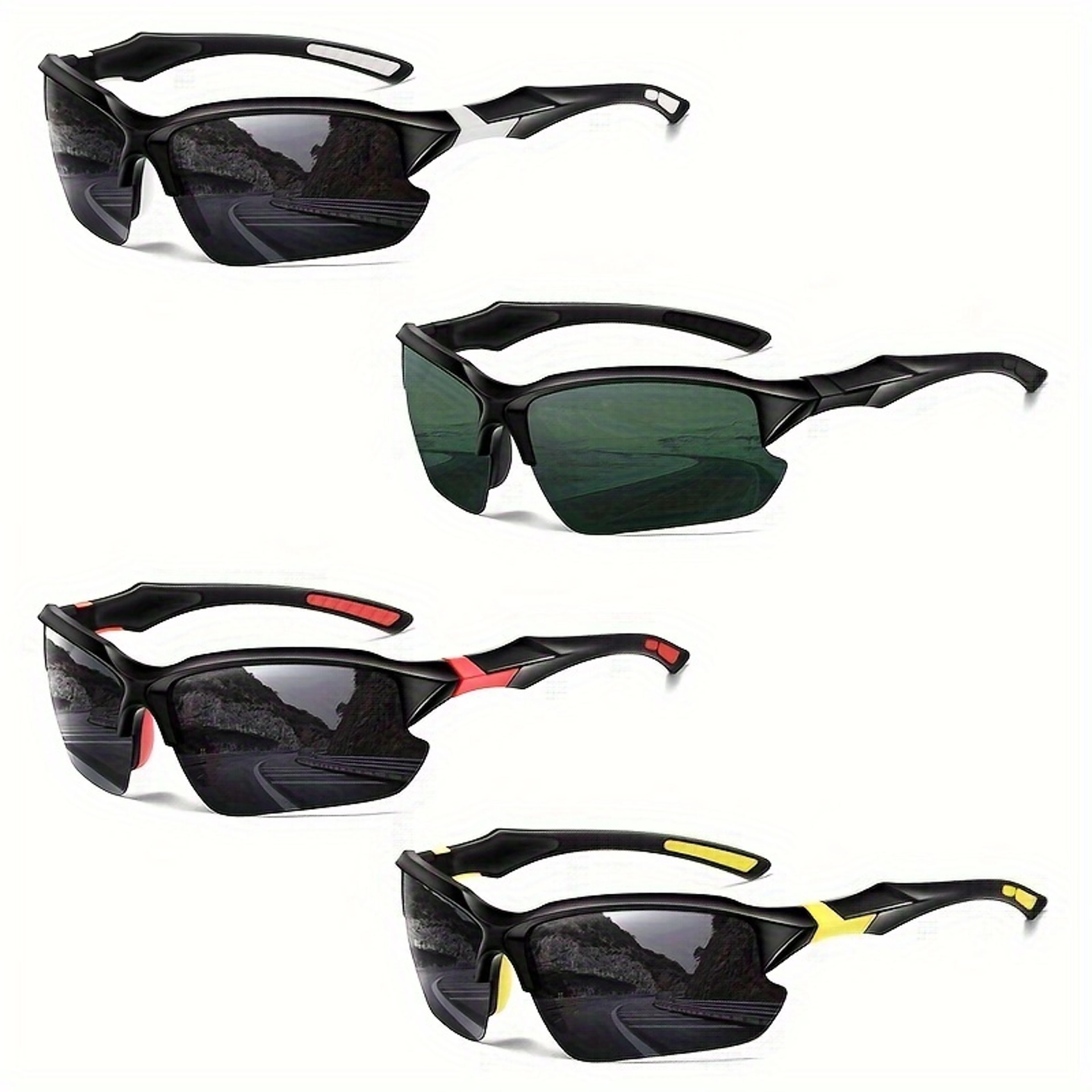 windproof outdoor polarized sports glasses for men and women, perfect for baseball, running, fishing, golf, and driving