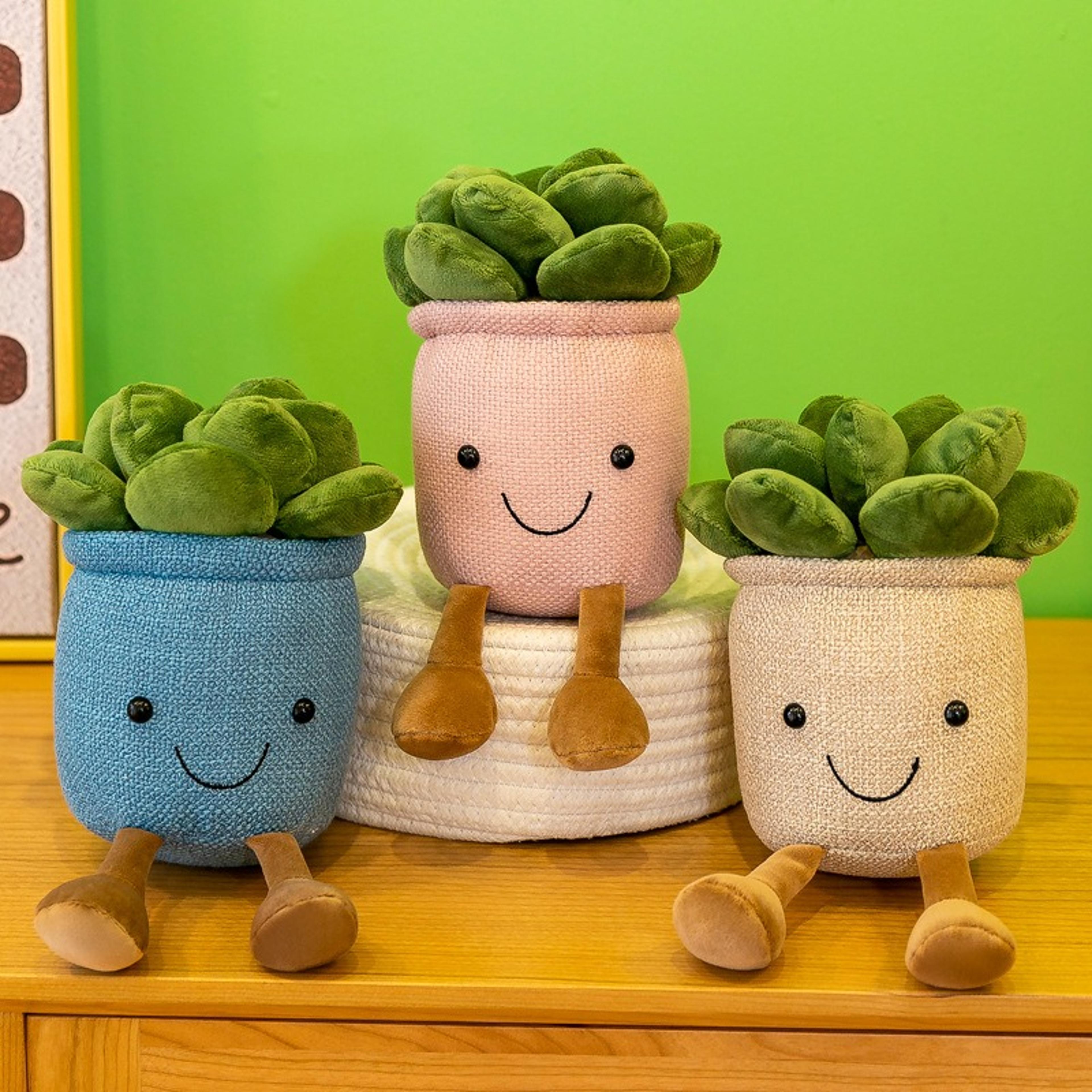 succulent plush greenery ornaments halloween christmas simulation plants rag dolls home decor