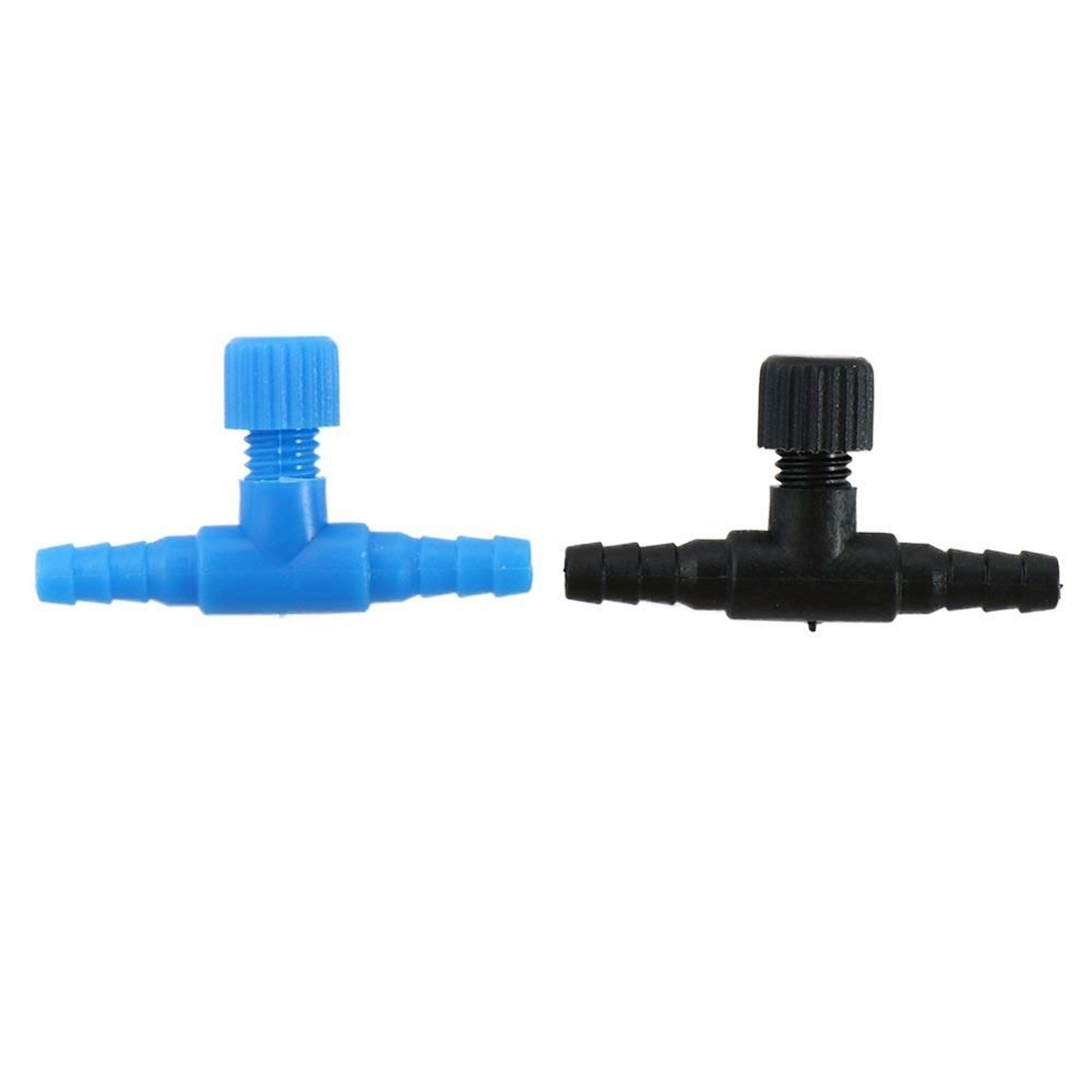 adjustable flow control regulator valve for fish tank airline tubing