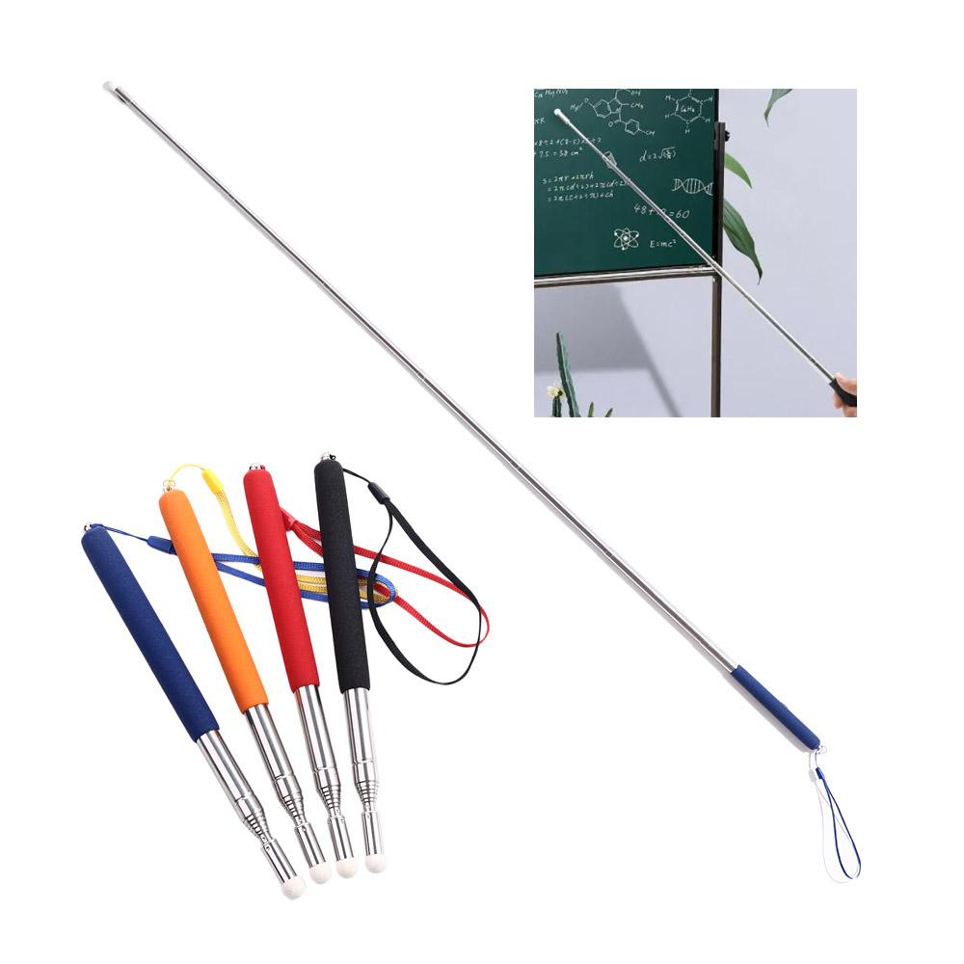 retractable classroom pointer pen stainless steel extendable hand presenter tool