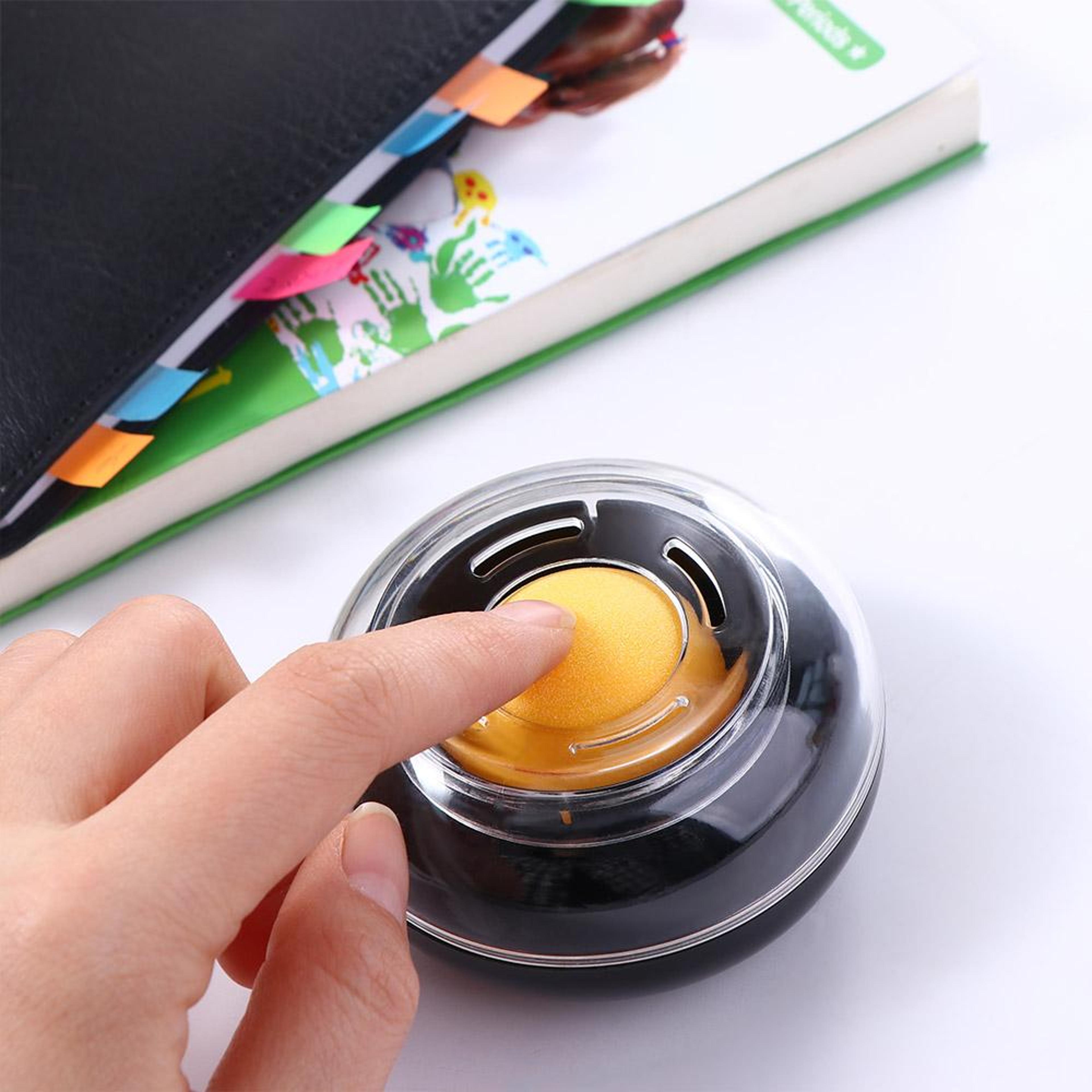 sponge finger wet tool plastic round case for casher counting money