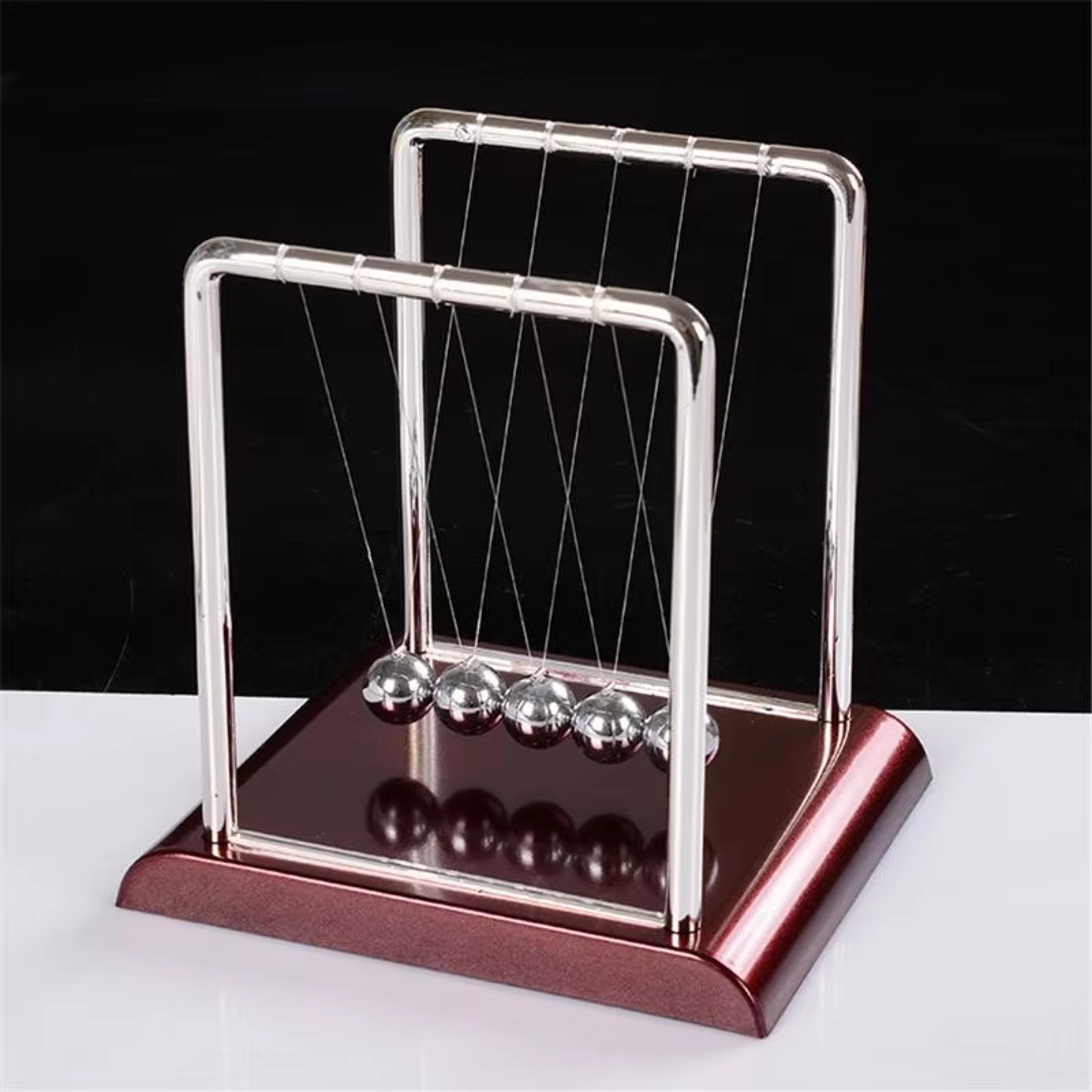 newton balance pendulum ball, physical science toy, energy conservation law desktop decoration for office, holiday gift