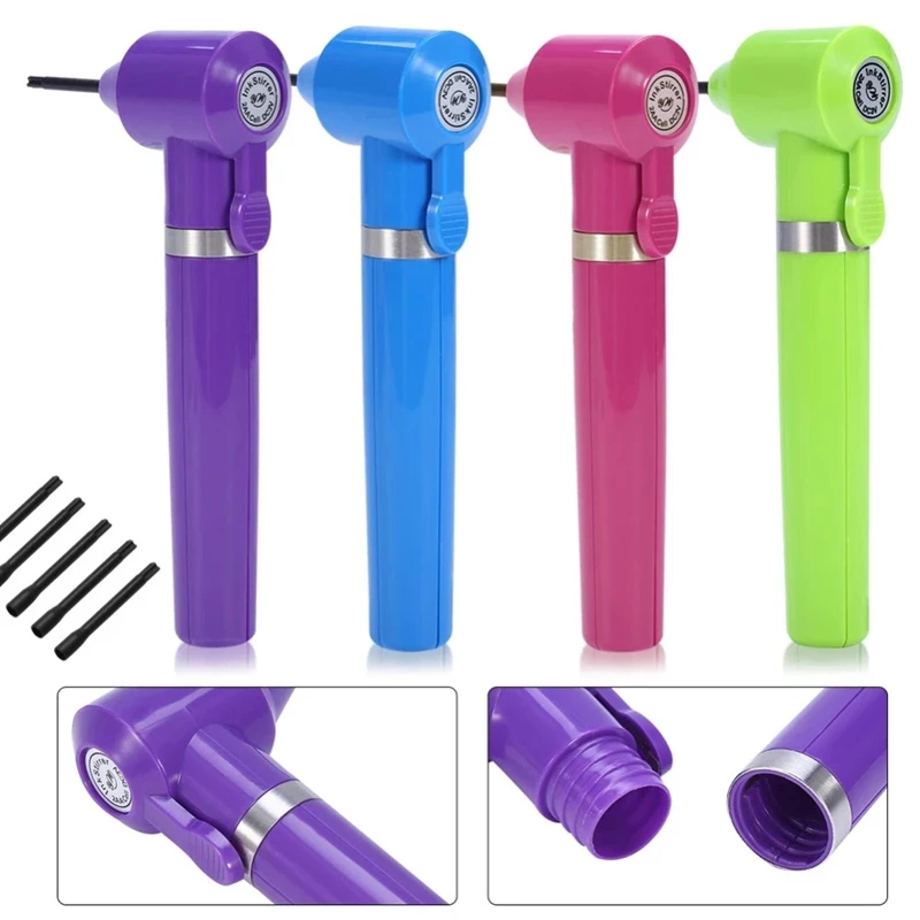 electric tattoo ink mixer pen device, mixing sticks pigment stirring rod coloring accessory