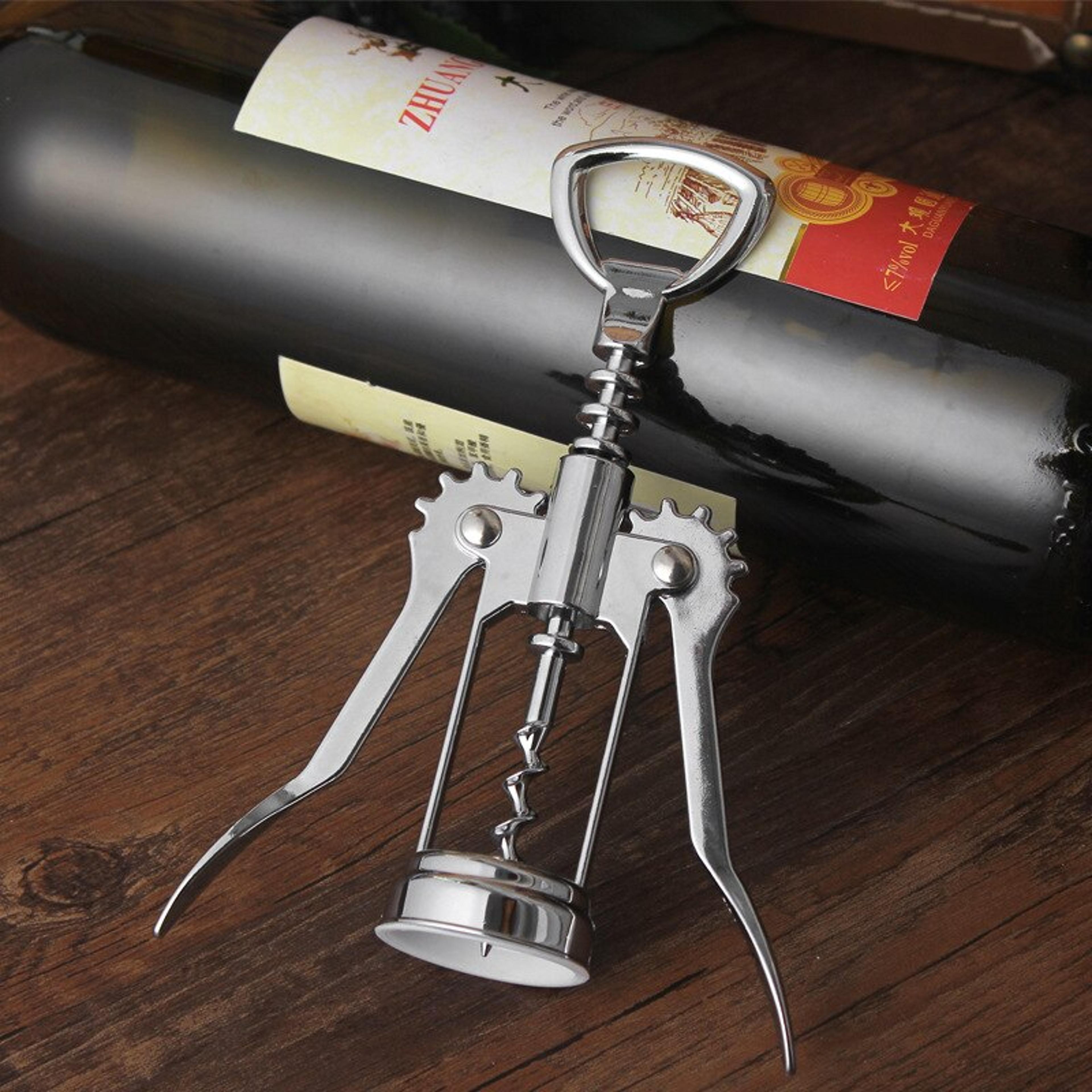 multifunctional wine opener premium winged corkscrew bottle opener zinc alloy cork remover