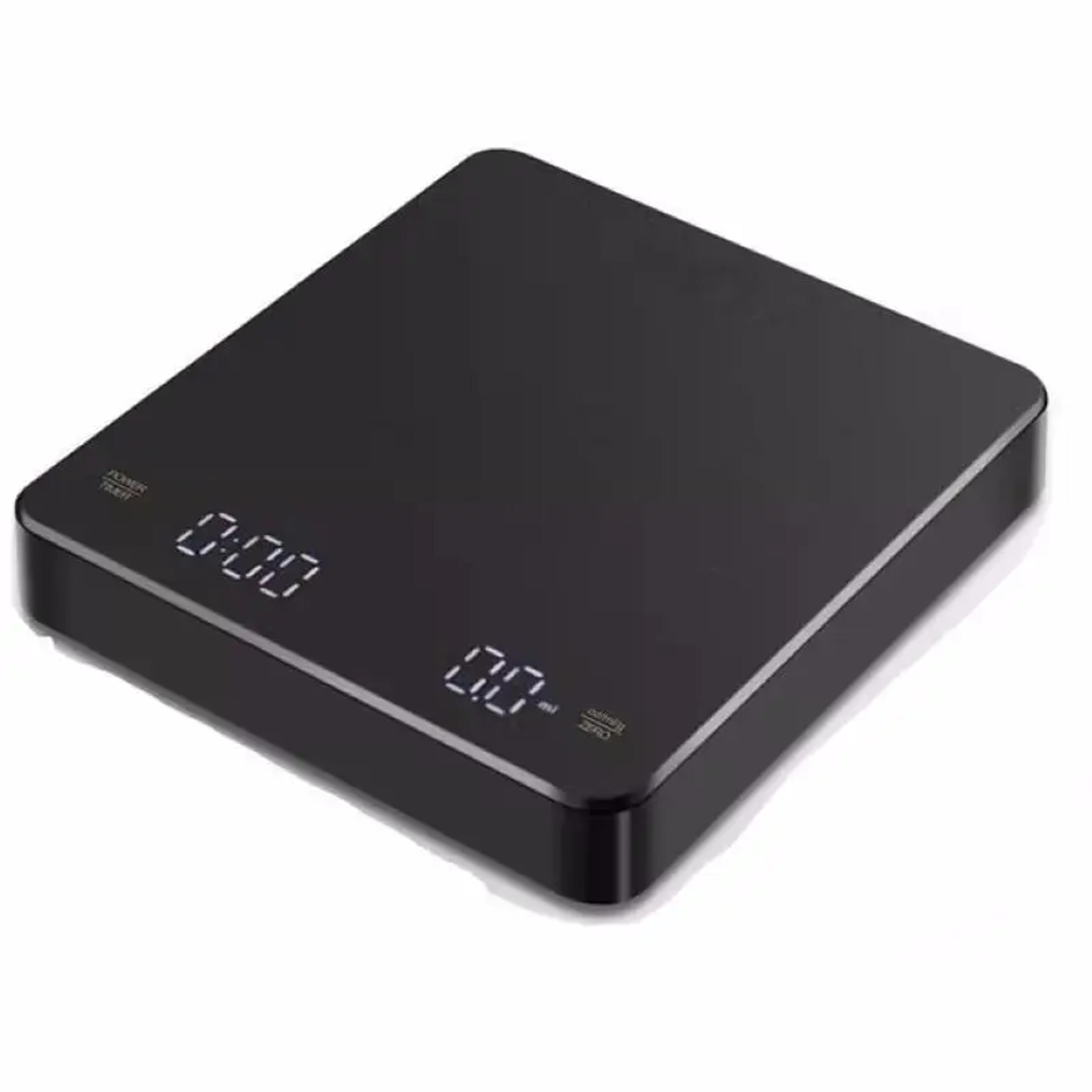 rechargeable usb coffee scale with high accuracy led timer for kitchen espresso brewing and measuring