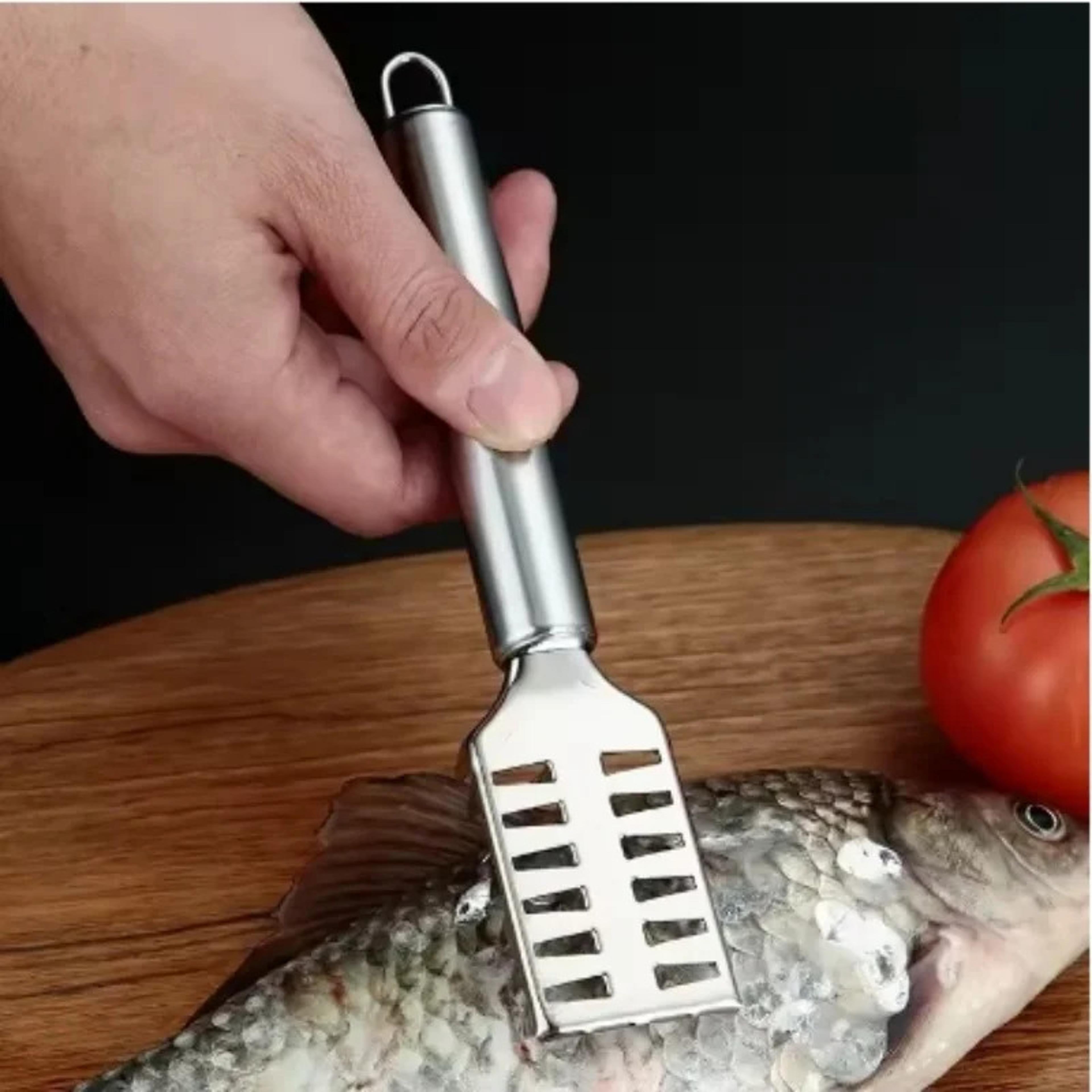 fish scale knife stainless steel scraping boning filleting sawtooth knife for clean cut