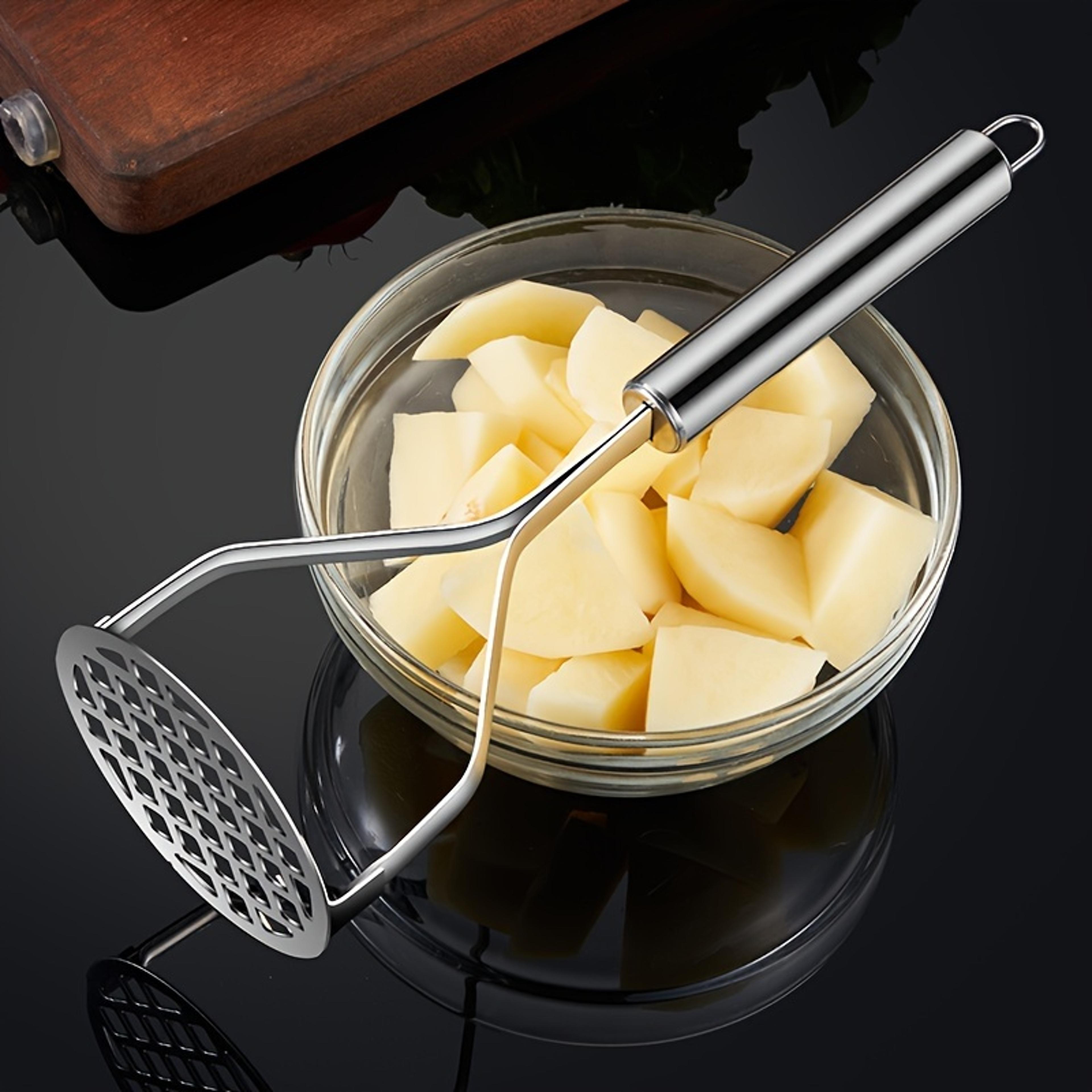 durable manual potato triturator, stainless steel crushing apparatus for easy use