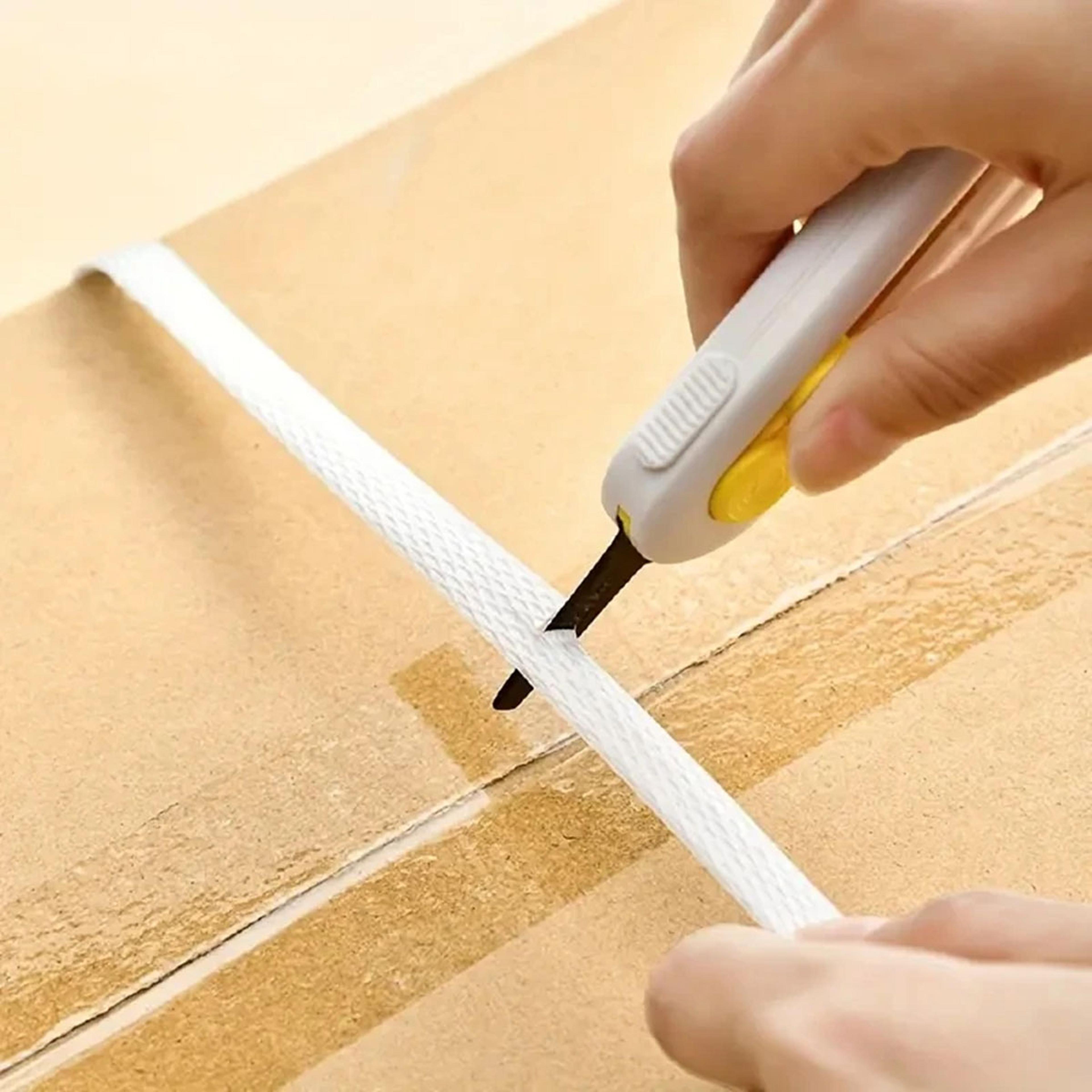 portable box cutter magnetic mini cutter for paper and letters with retractable blade durable abs material