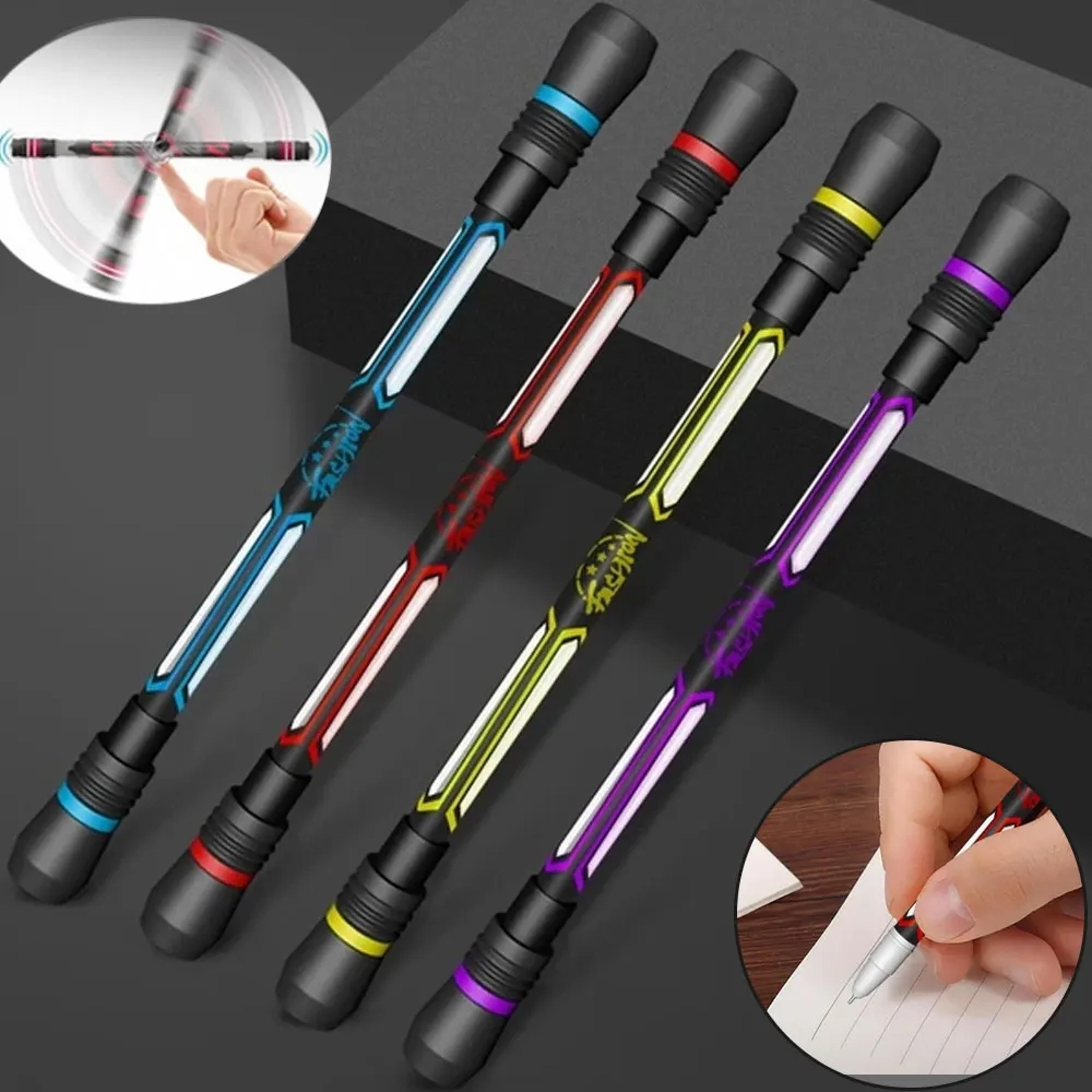 stress relief spinner pen fidget spinner anti-slip hand spinner for stress relief adult kids ballpoint