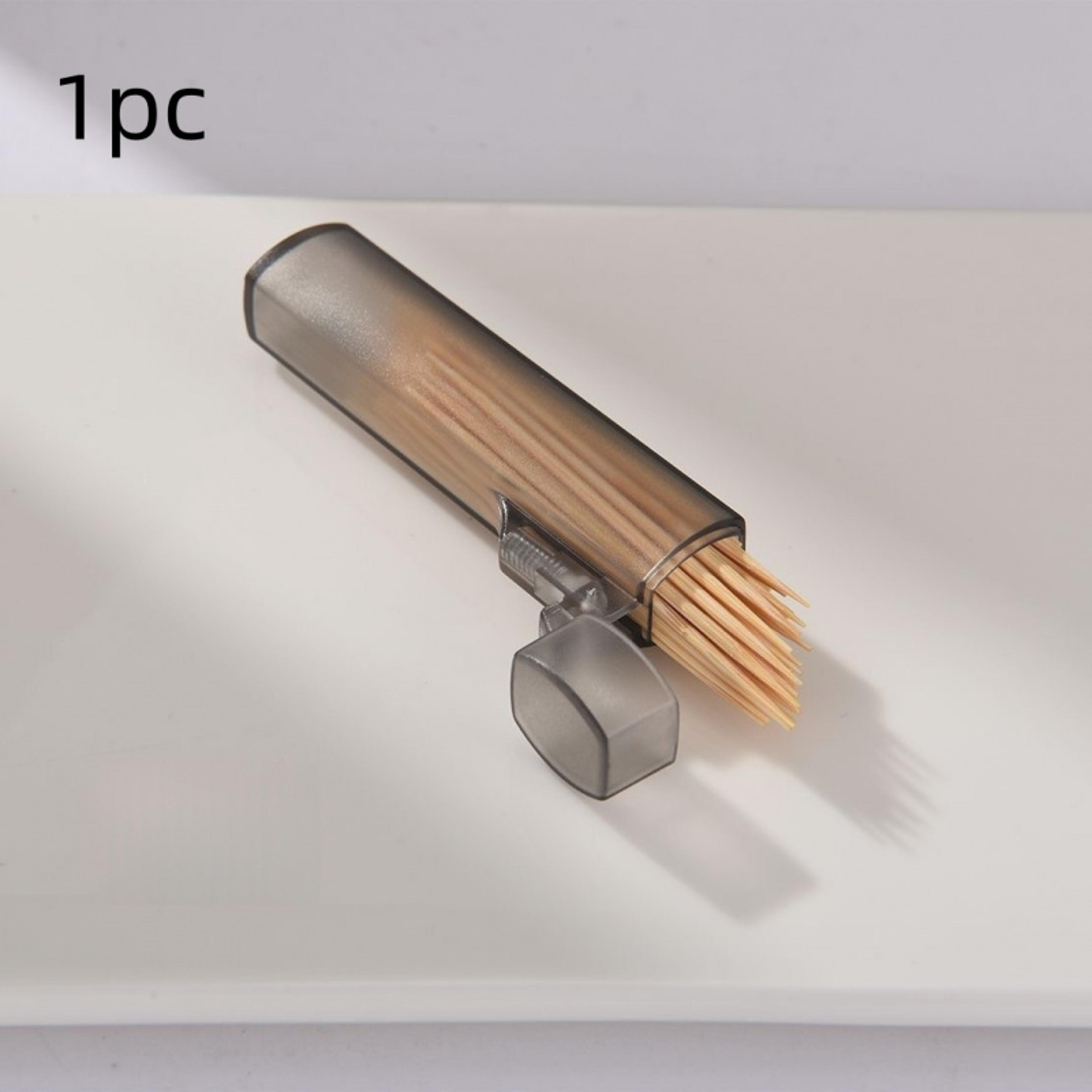 compact travel toothpick case, portable storage for toothpicks on the go