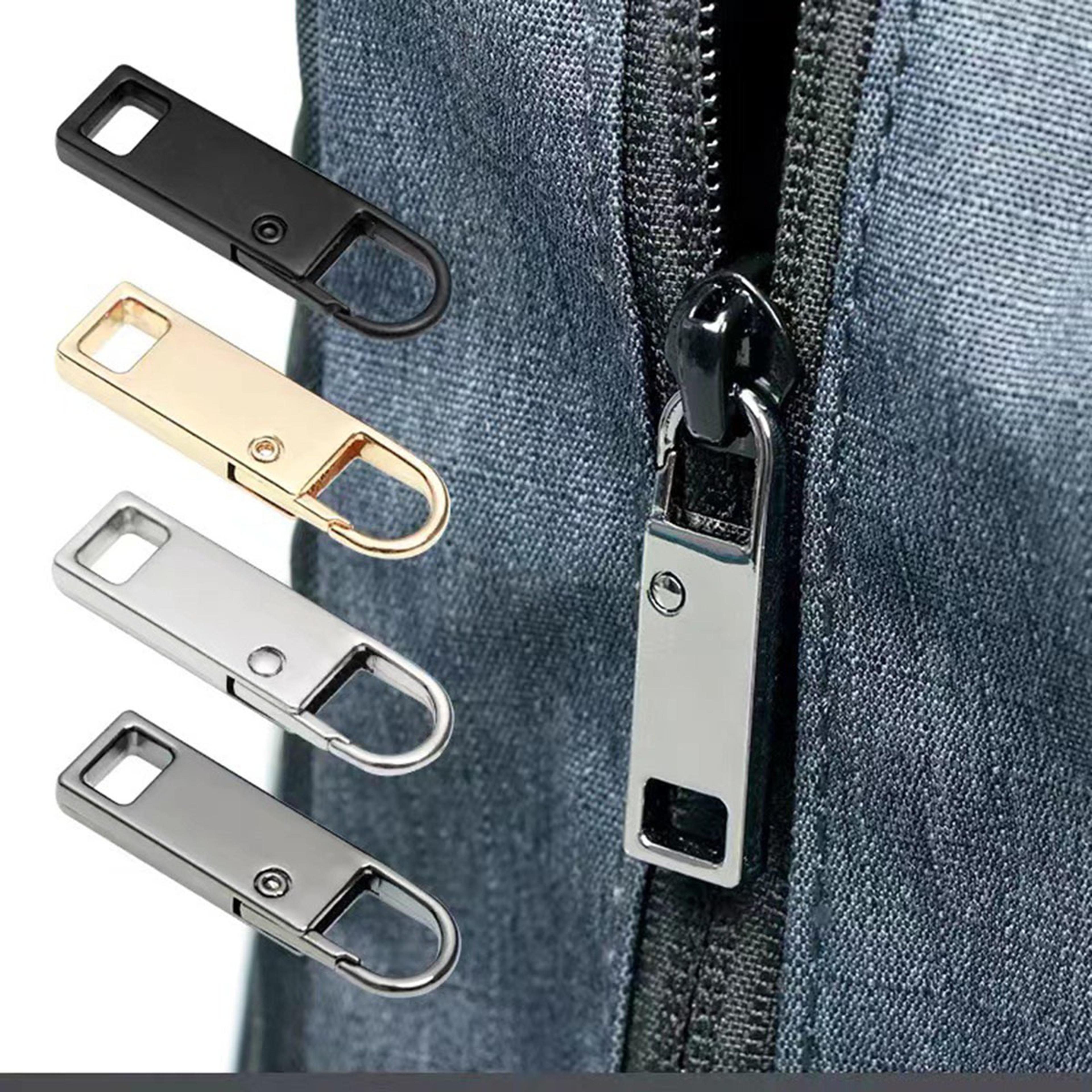 multi color detachable zipper pull replacement accs for jeans & backpack sewing tools