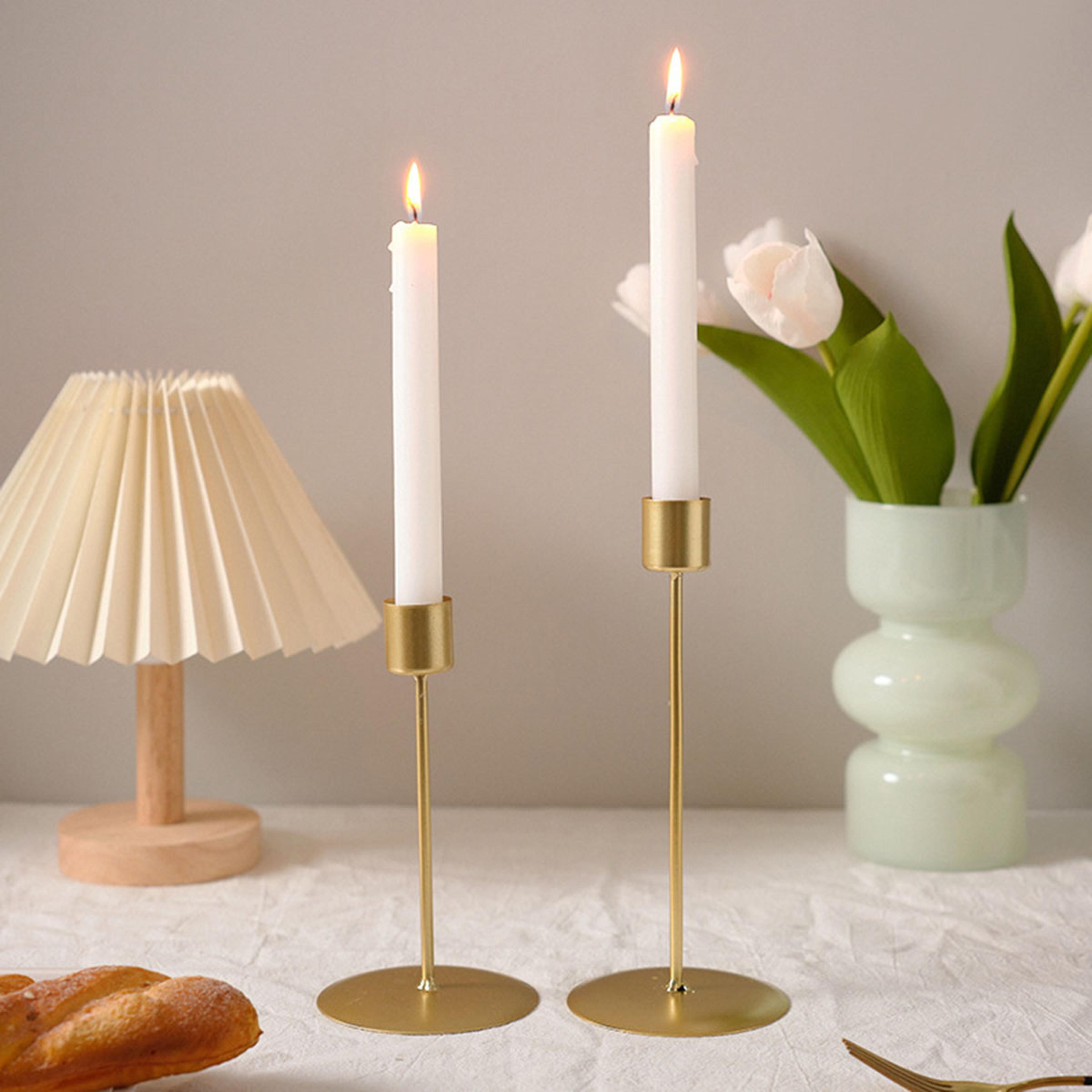 nordic simple candlestick craft, candle holder for dining room, thanksgiving wedding festivals gift, desk candle