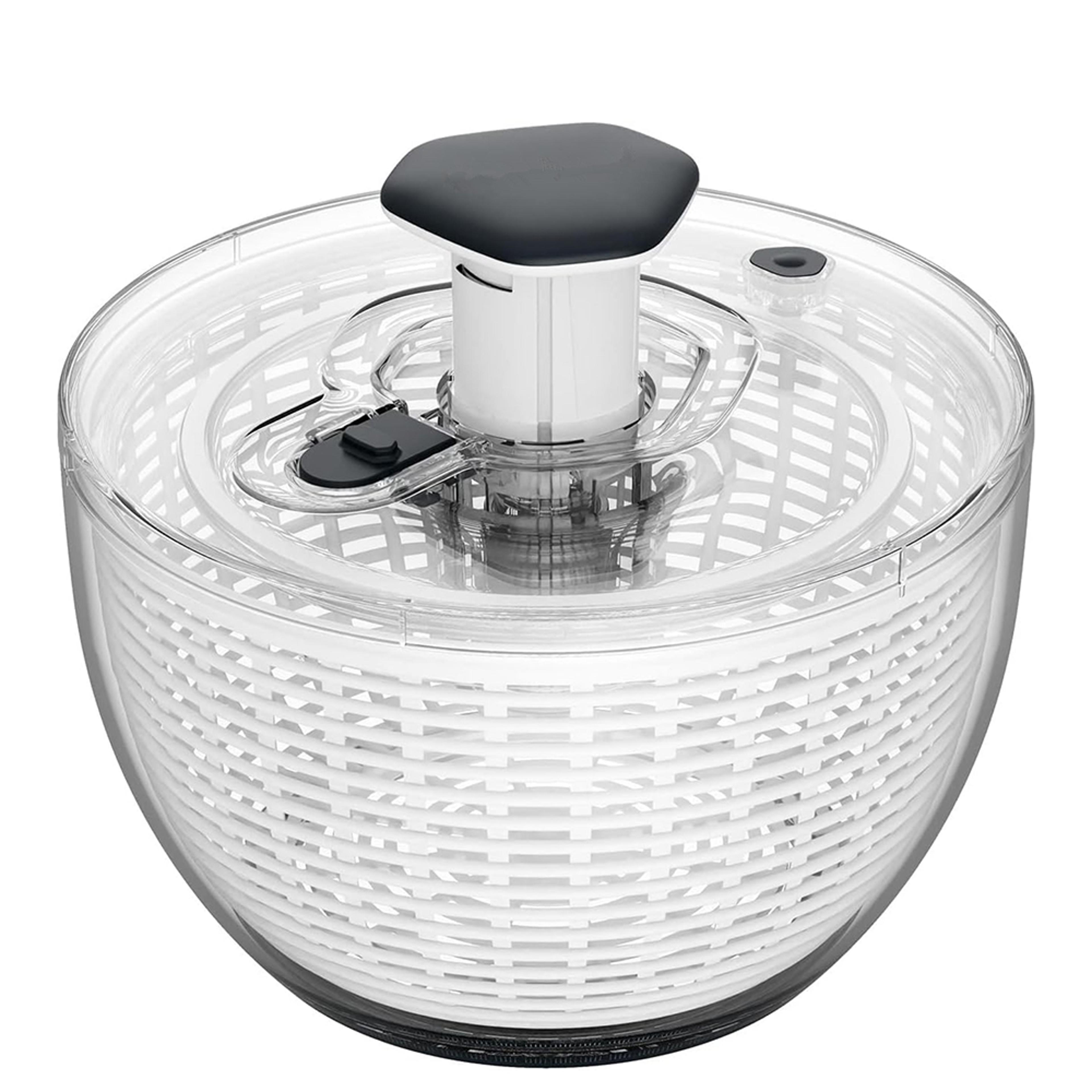 large lettuce dryer qt salad spinner easy press one-handed vegetable washer mixer