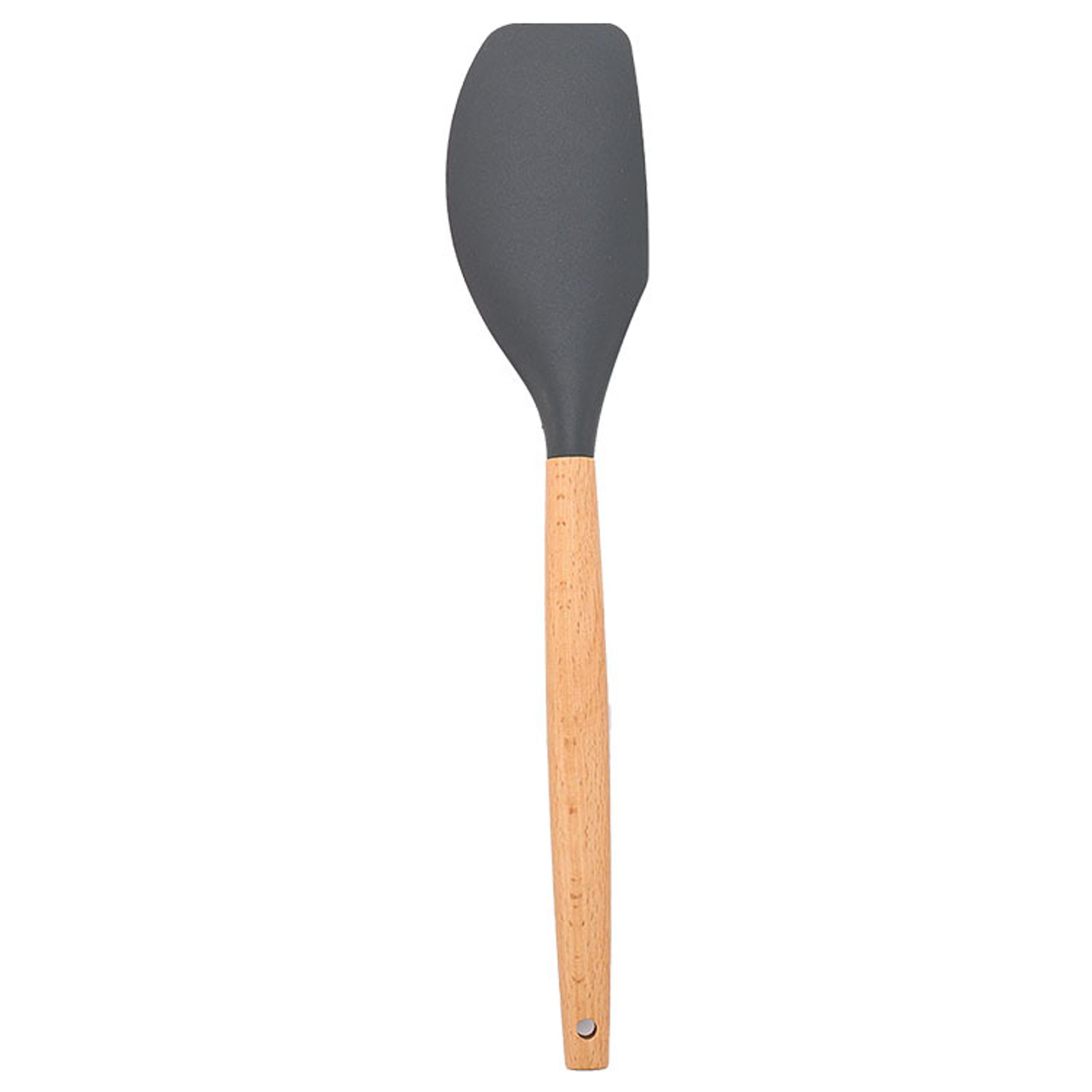silicone butter spatula non-stick cream baking scraper chocolate smoother wooden heat resistant kitchen cake tool