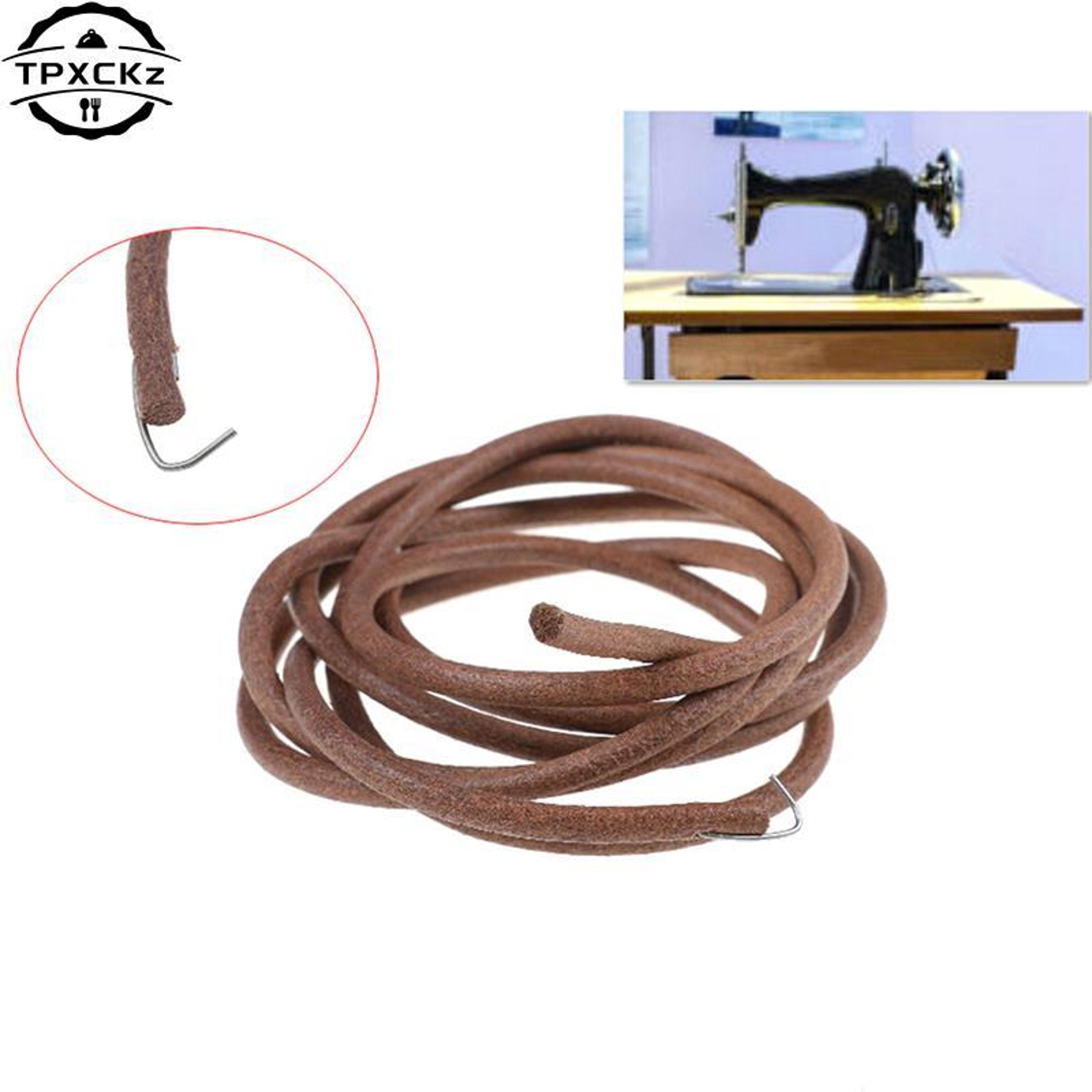 leather belt treadle parts with hook for singer sewing machine household accessory for vintage machines