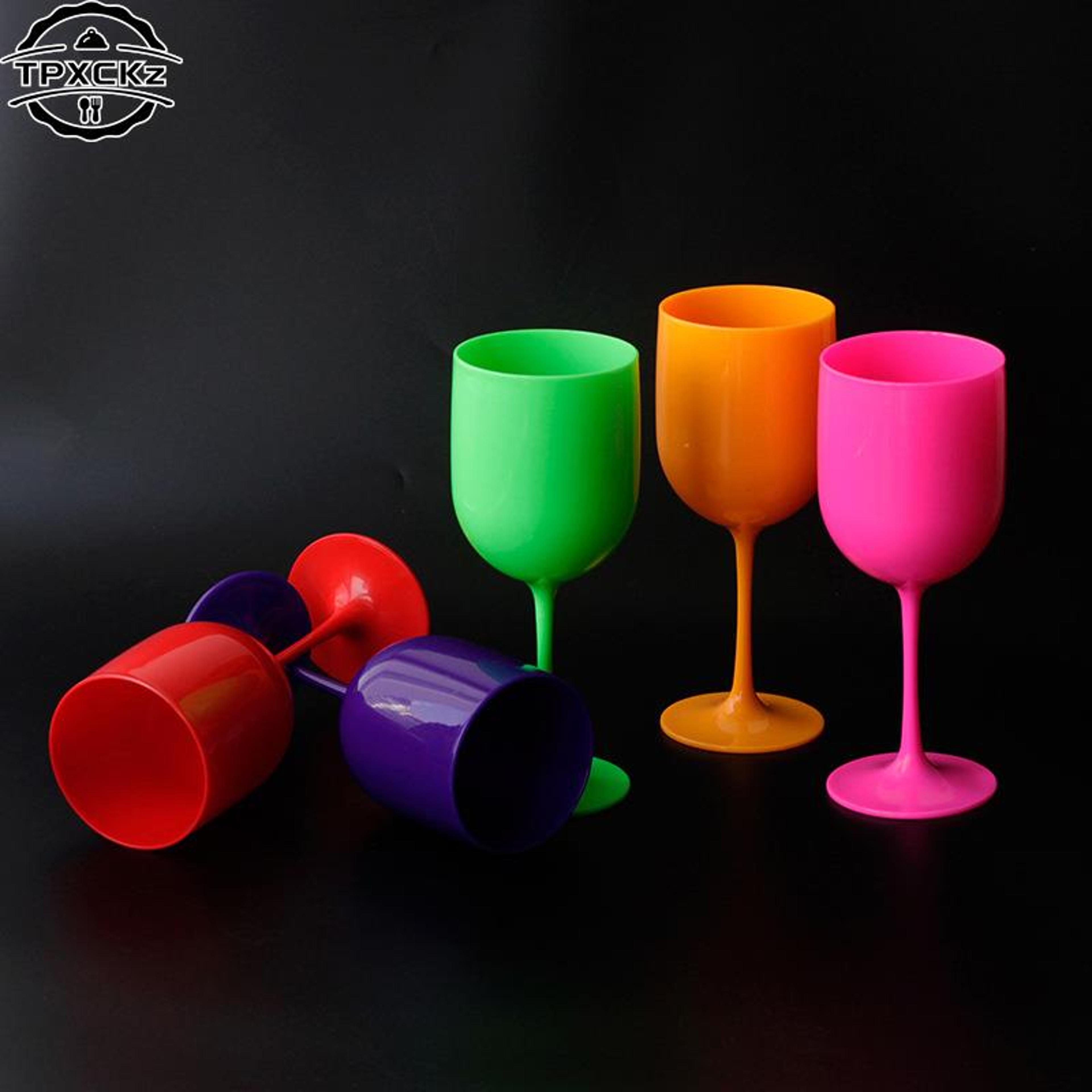 dishwasher-safe reusable champagne glass pp plastic wine glasses for party supplies