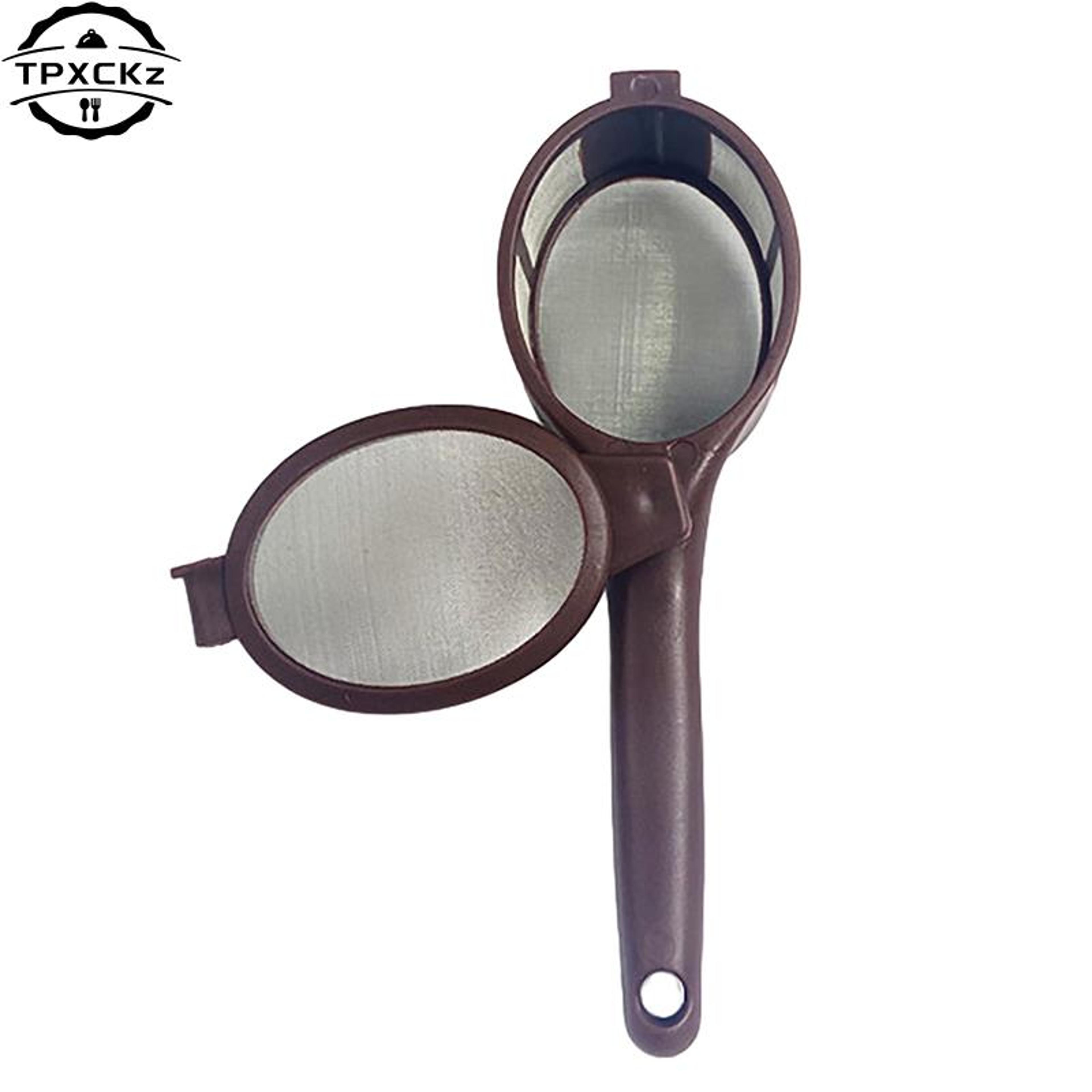 coffee capsule powder filter spoon reusable tea infuser loose leaf strainer bag