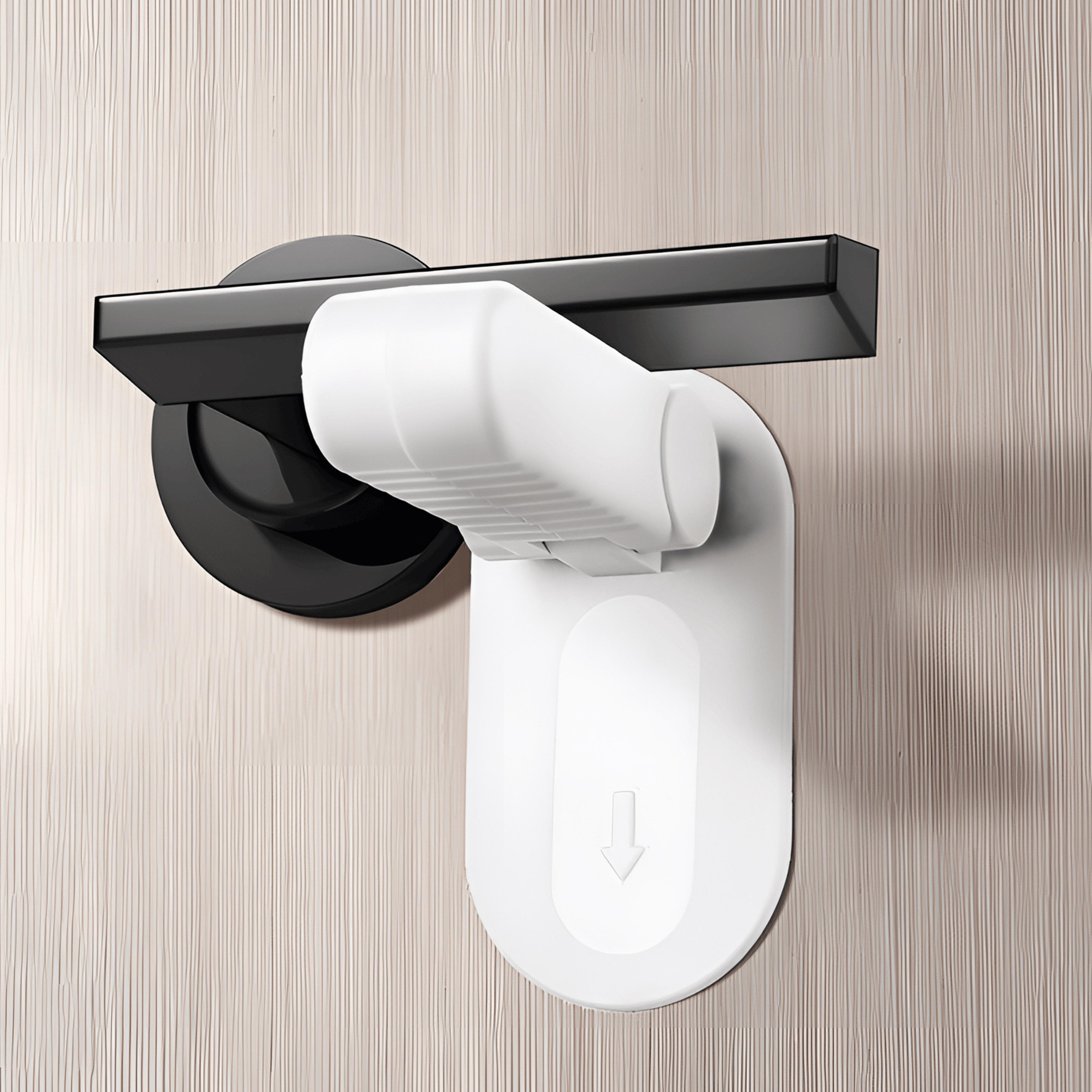 universal child proof handle locks baby safety locks punch-free door lever lock multifunction hidden button buckle