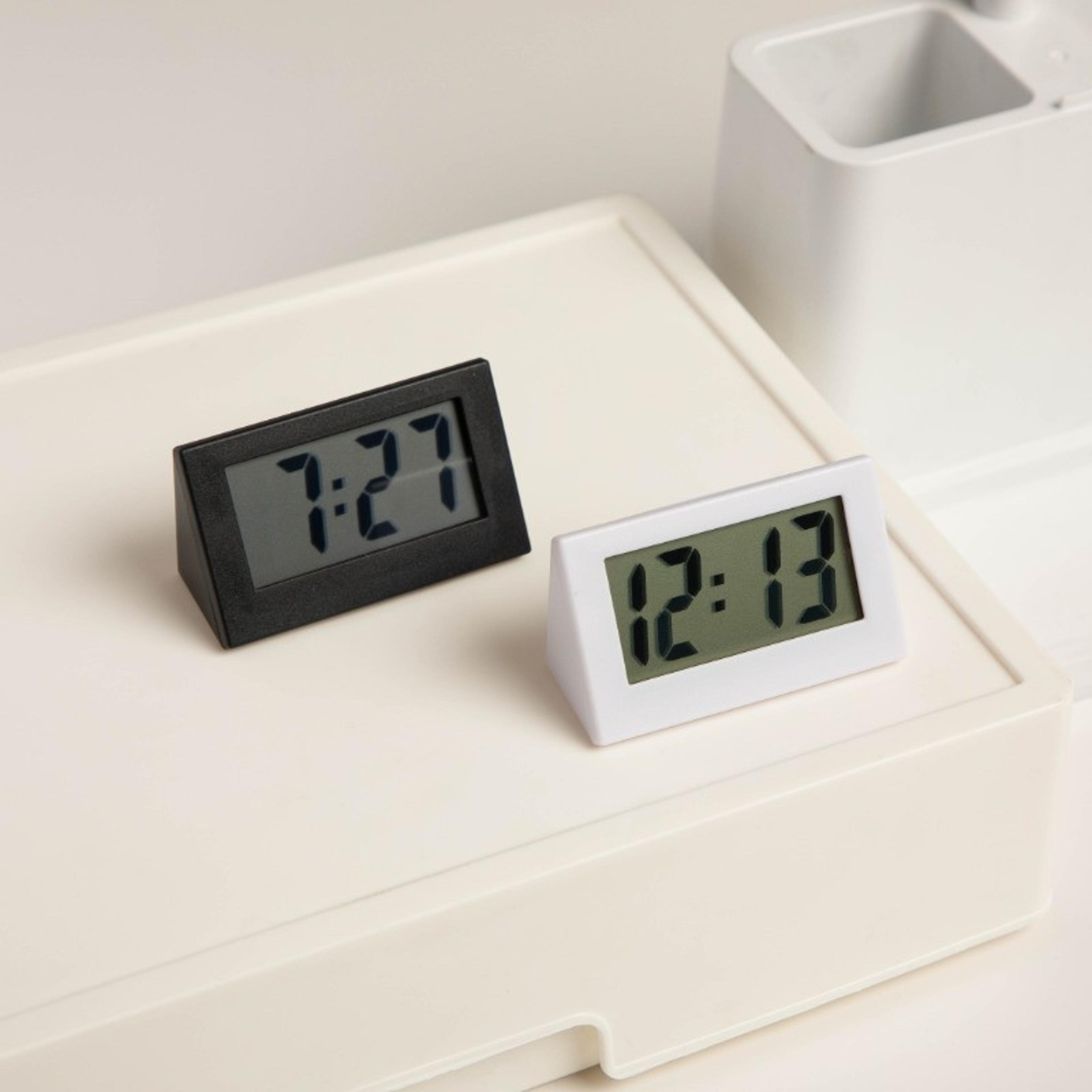 digital clock with date mini clock bedside clock portable car clock simple electronic clock for students desk clock
