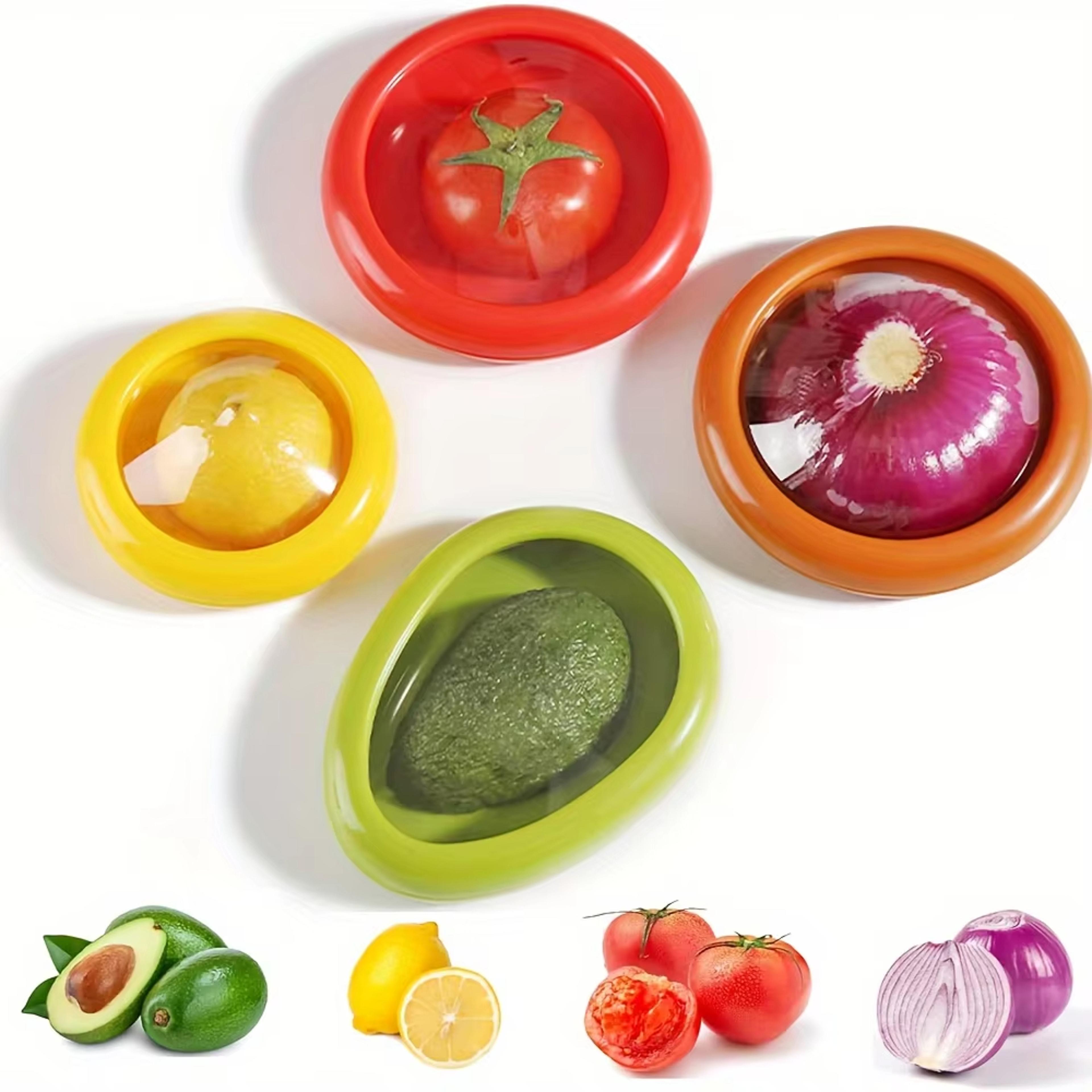 mini food box set with silicone film for fruit and vegetable storage sealed freshness for lemon and more