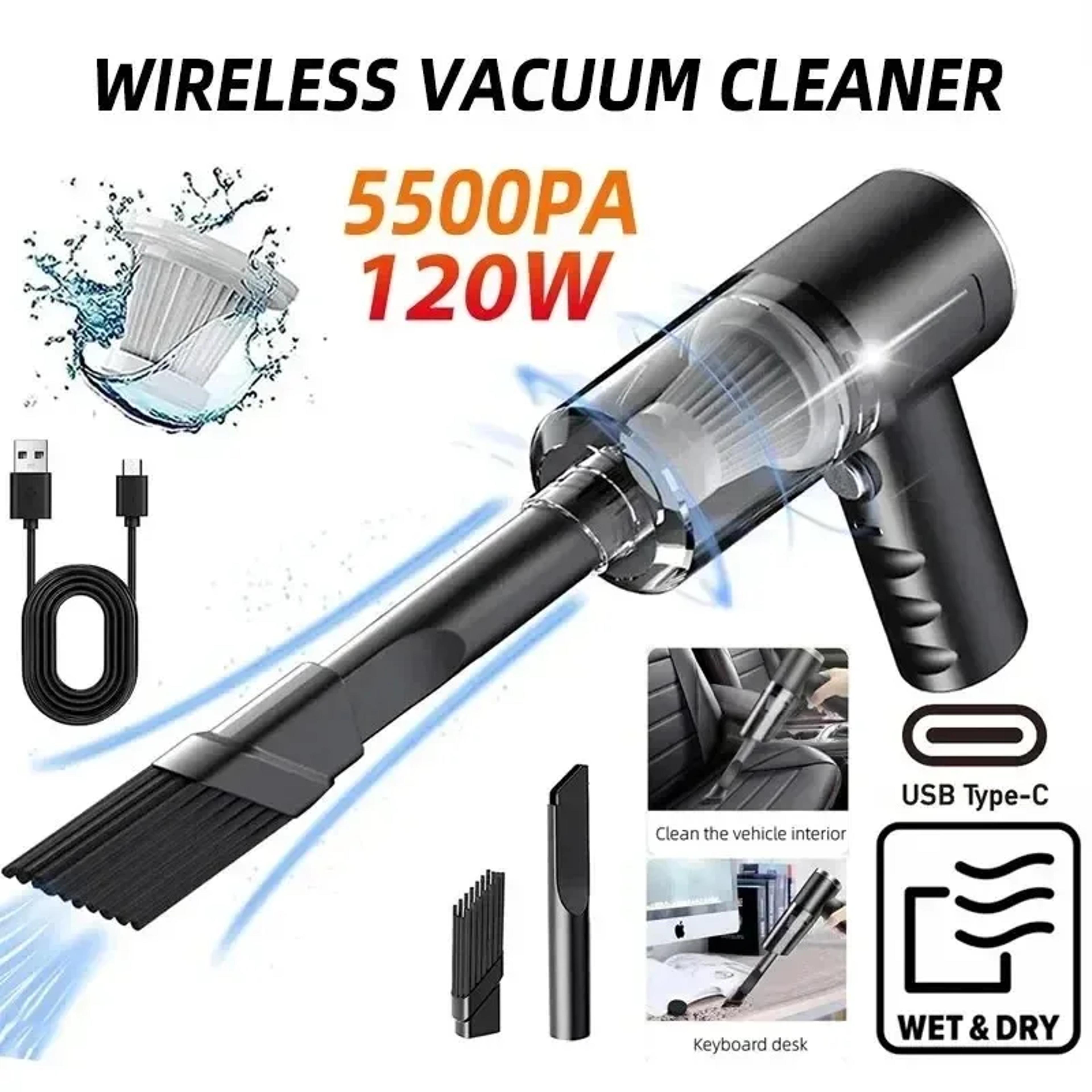 wireless vacuum cleaner portable dual use for car and home high power cleaner