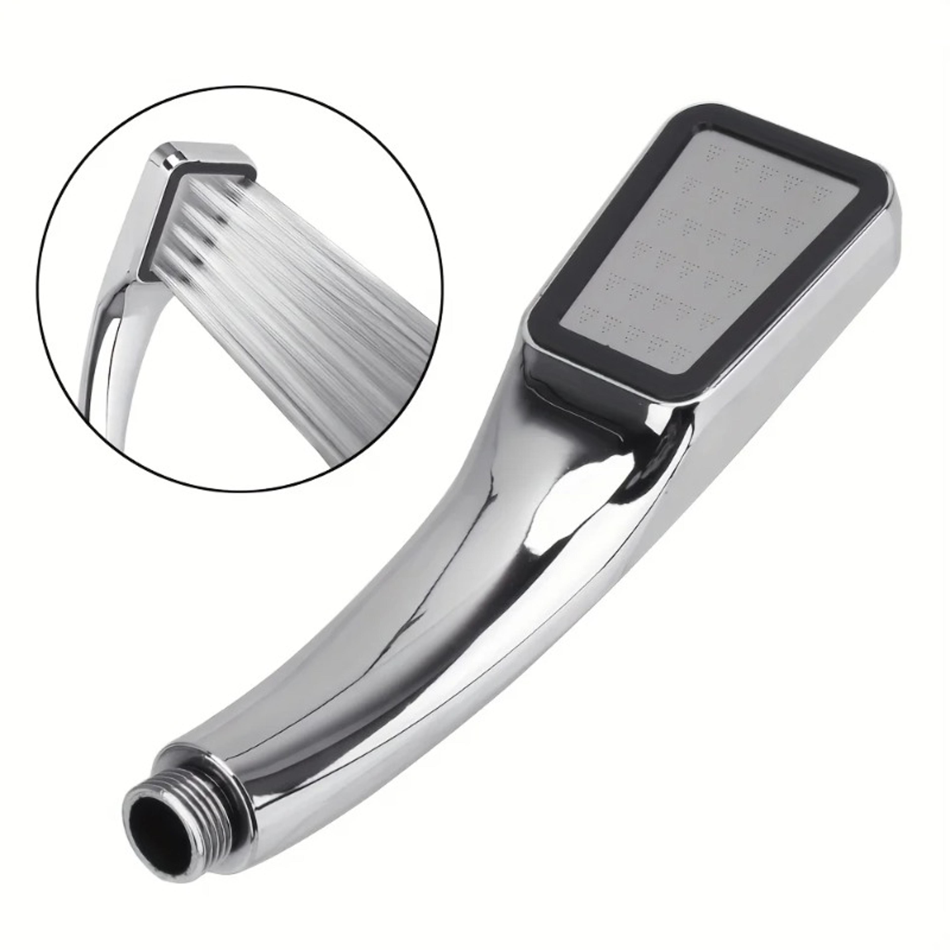 high pressure rainfall shower head water saving chrome nozzle square bathroom accessories
