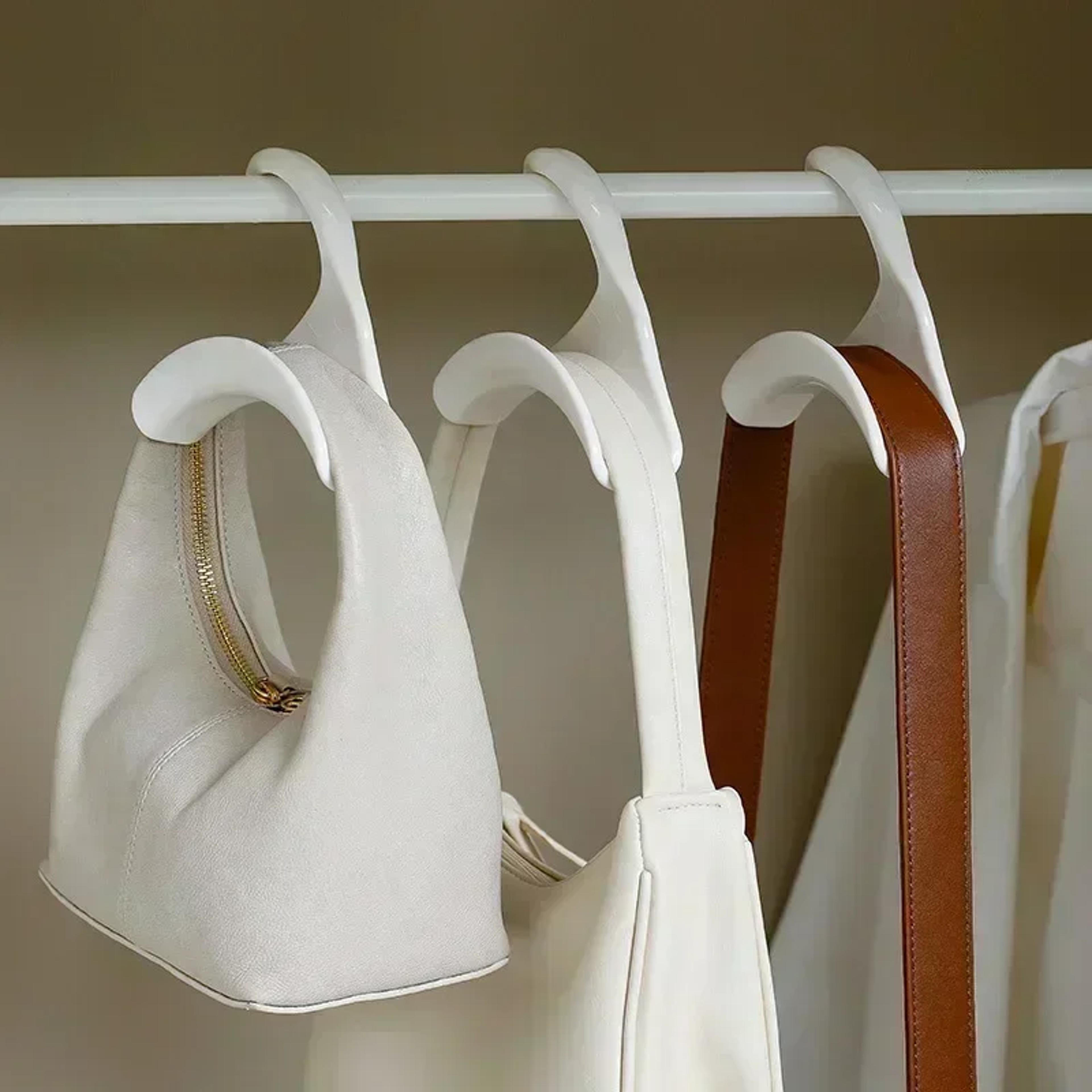 handbag holder storage rack wardrobe hook for bags scarf hats and backpacks