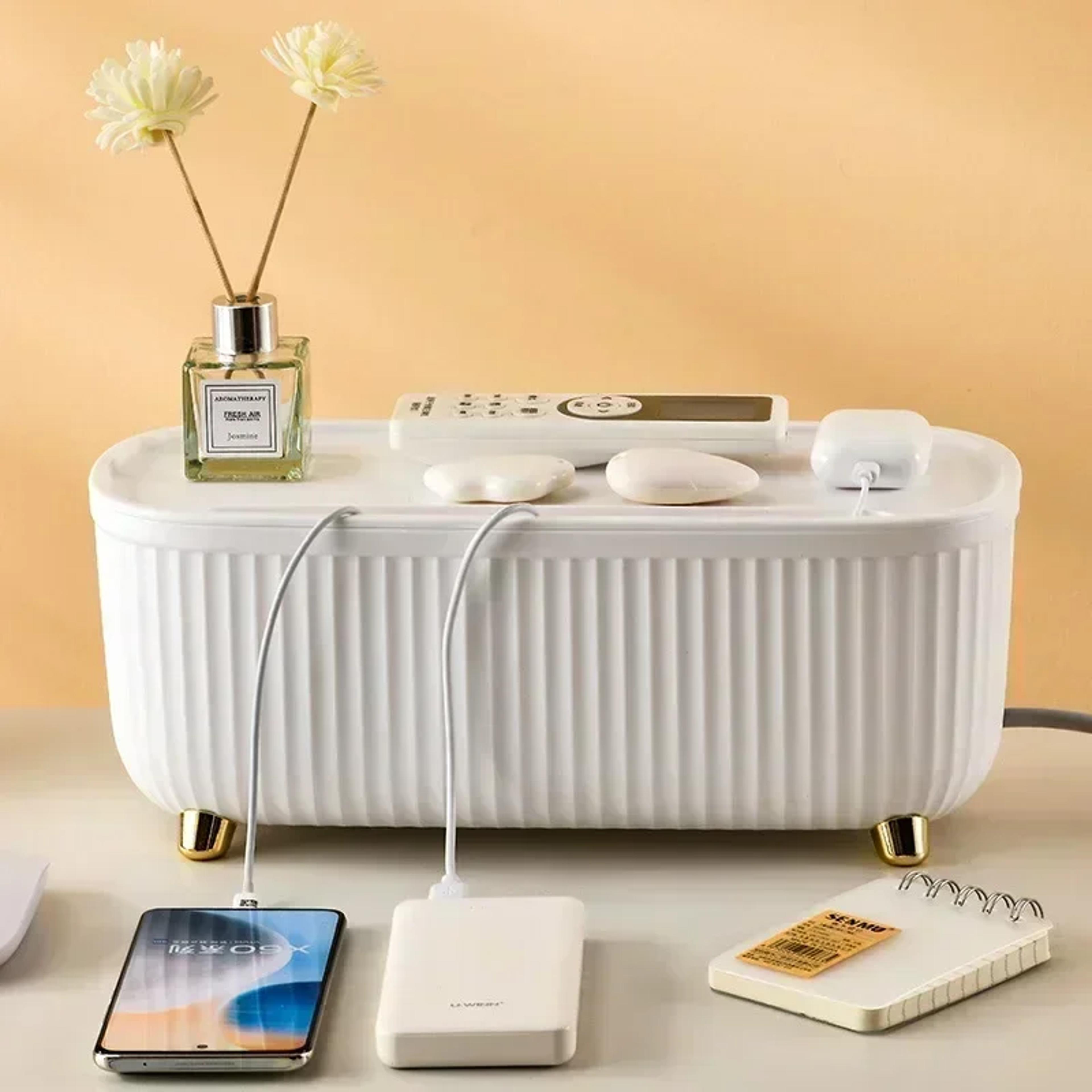 wireless wifi router shelf, nordic cable wire organizer, socket case holder