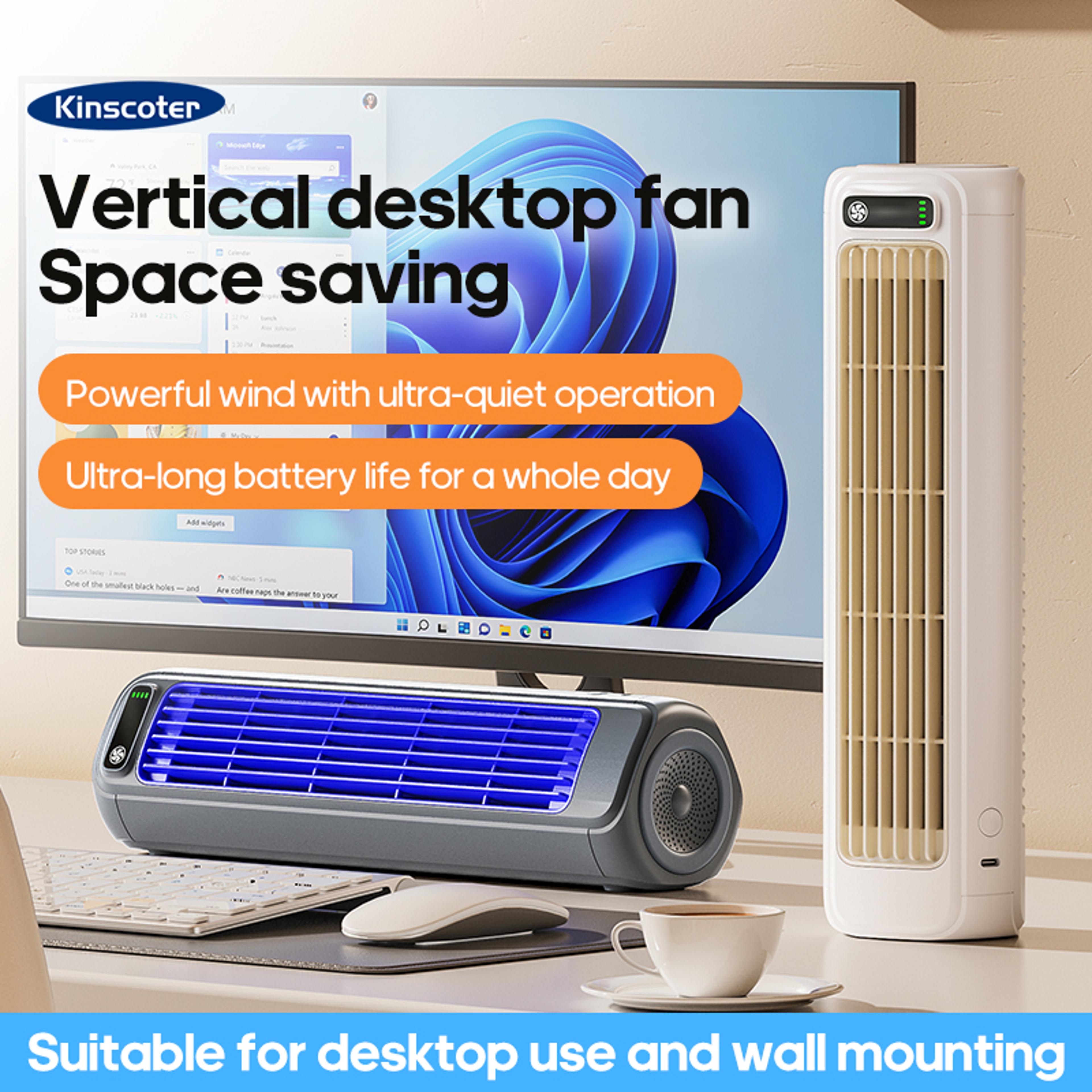 wall mounted air conditioning fan , speed adjustable, vertical, non-drilling circulating fan, quiet tower fan