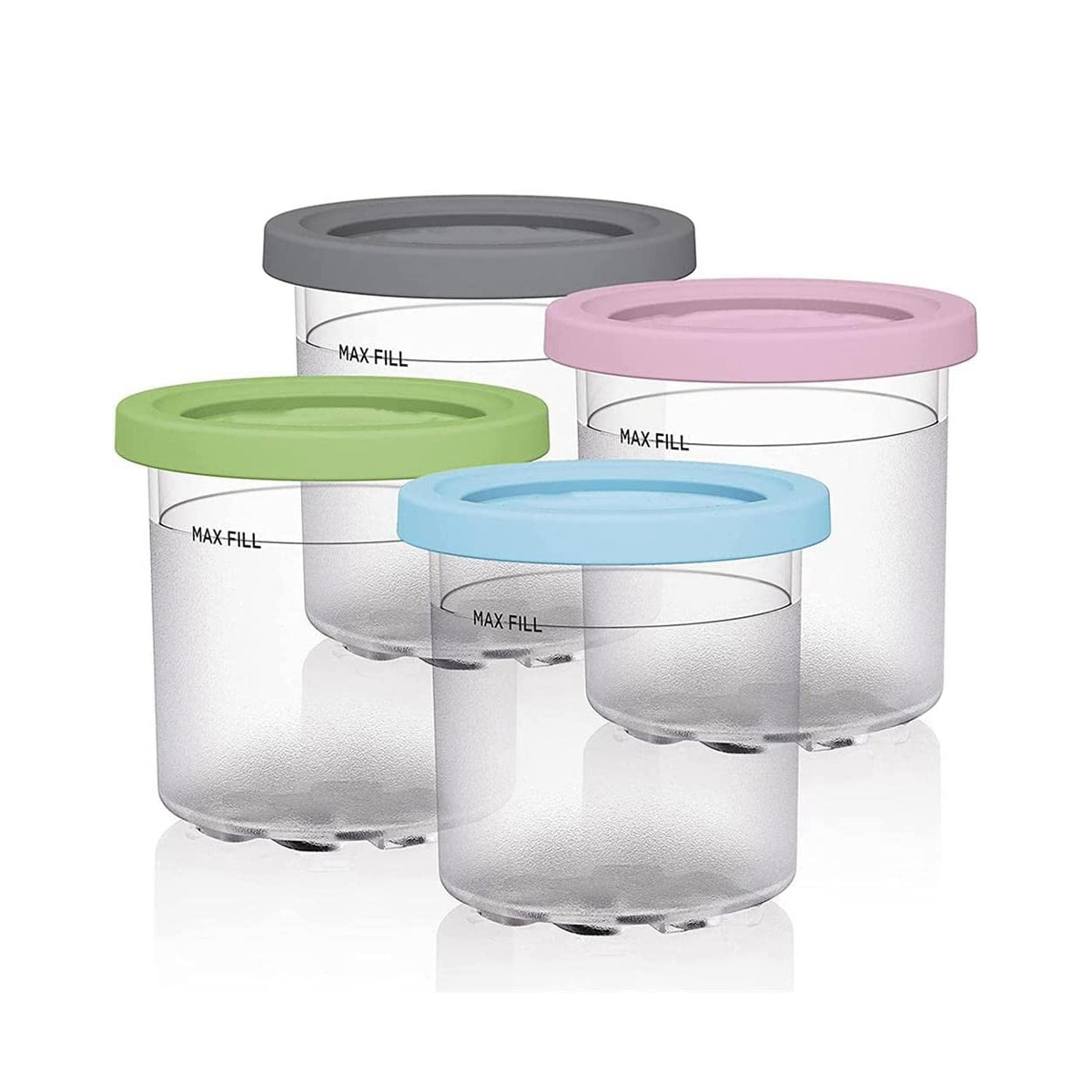 ice cream containers with lids for ninja creami pints