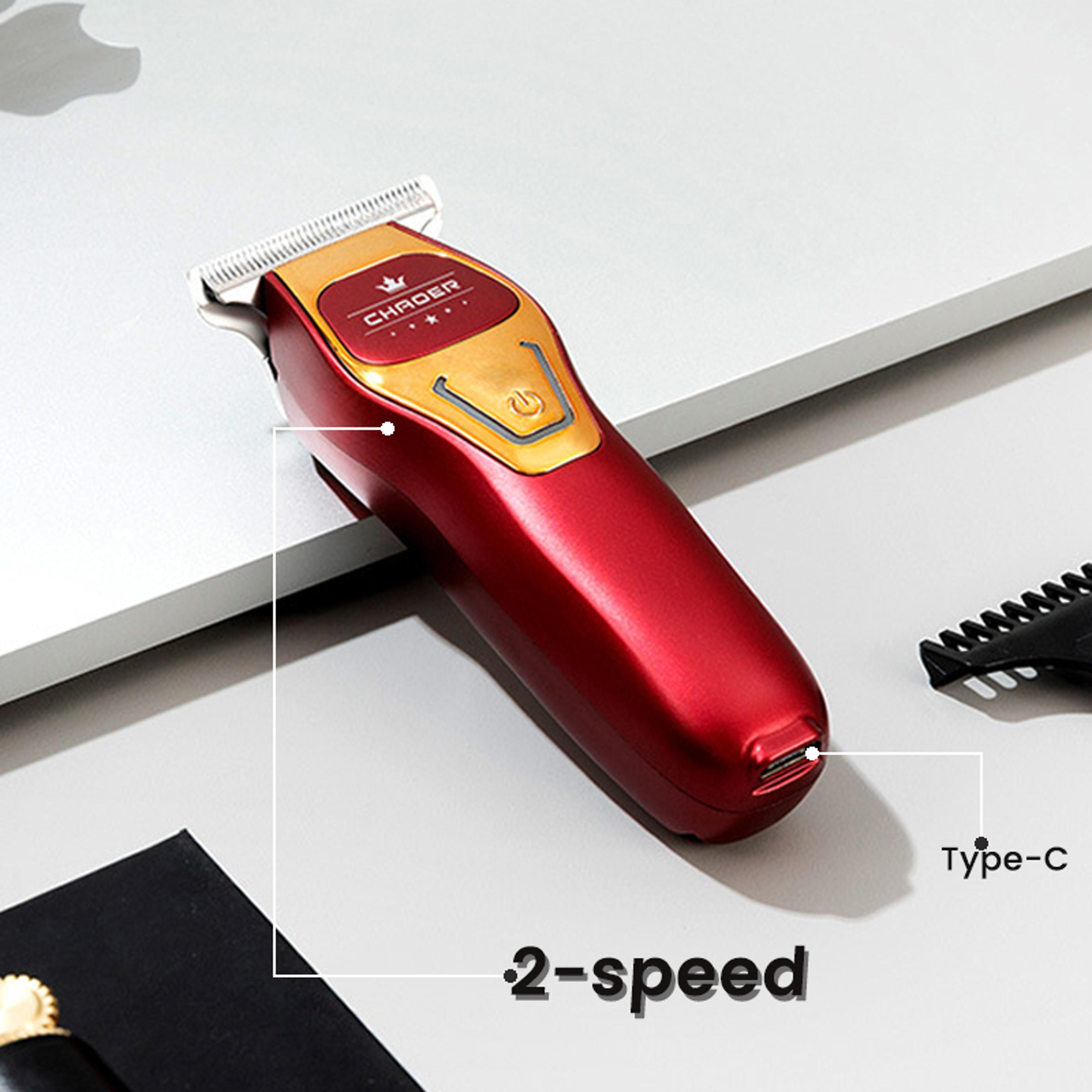 powerful professional hair trimmer for men t blade electric clipper, rechargeable beard trimmer & shaver