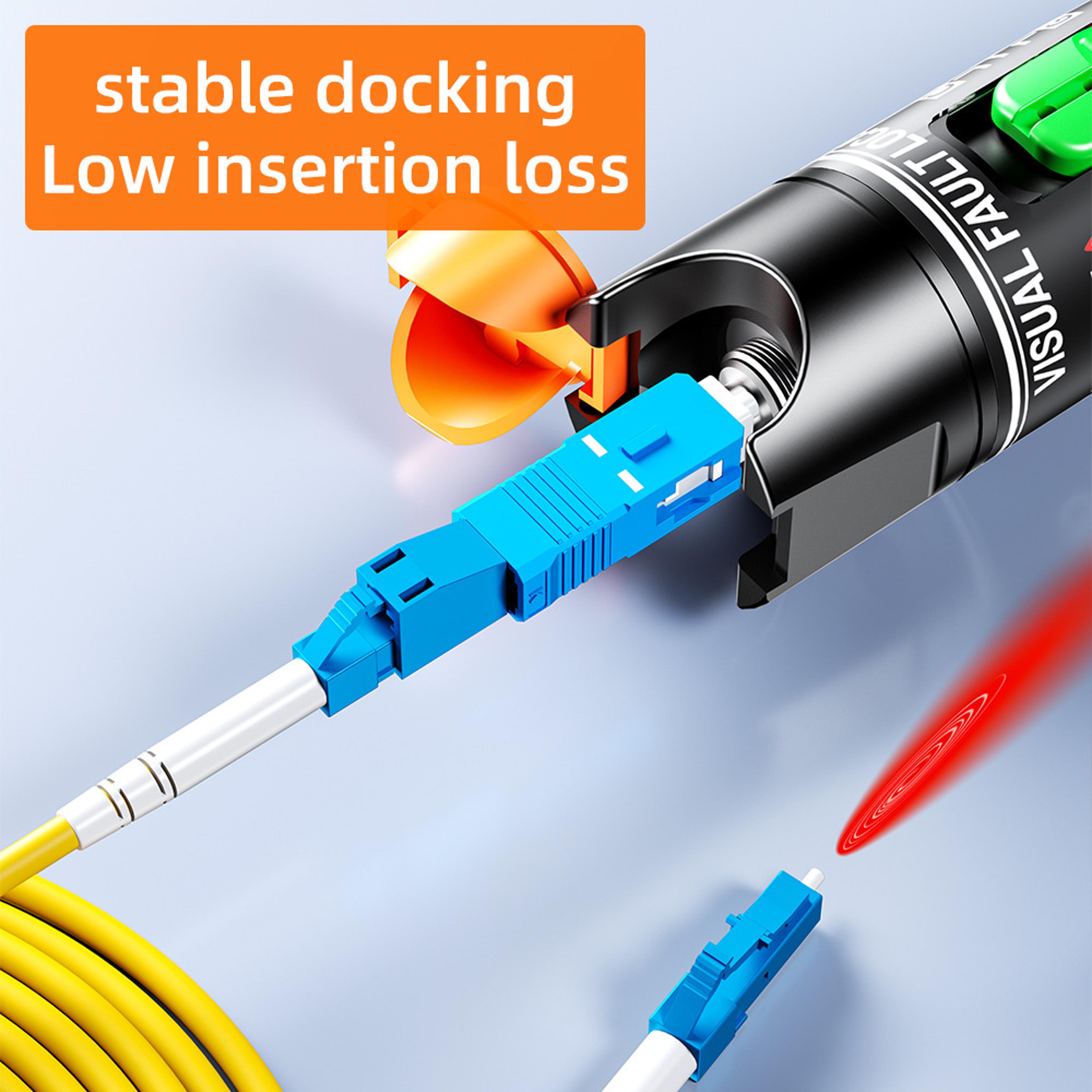 fiber optic connector male to female adapter for ftth visual fault locator and optical power meter