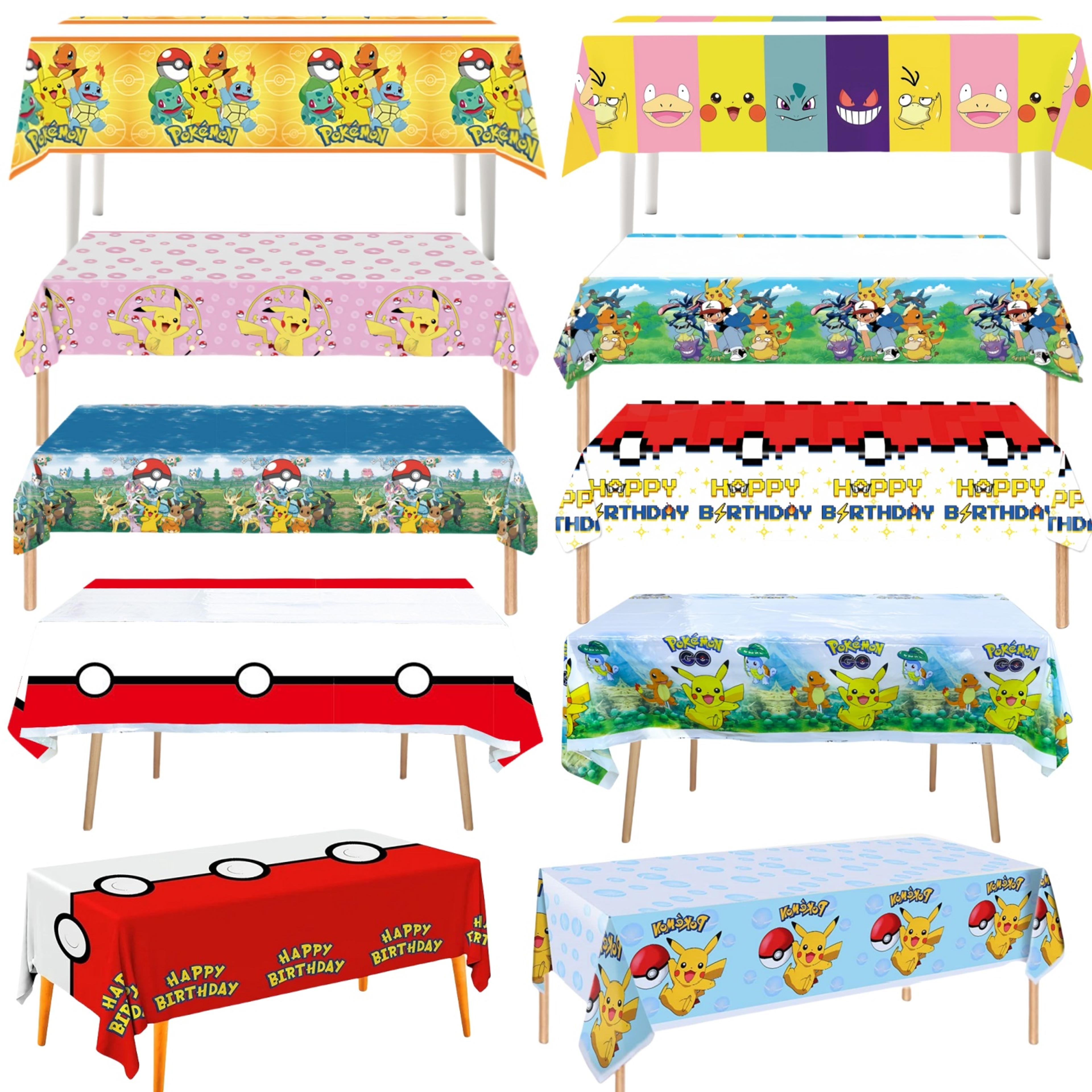 pikachu party tablecloth disposable table cover for birthday & baby shower parties