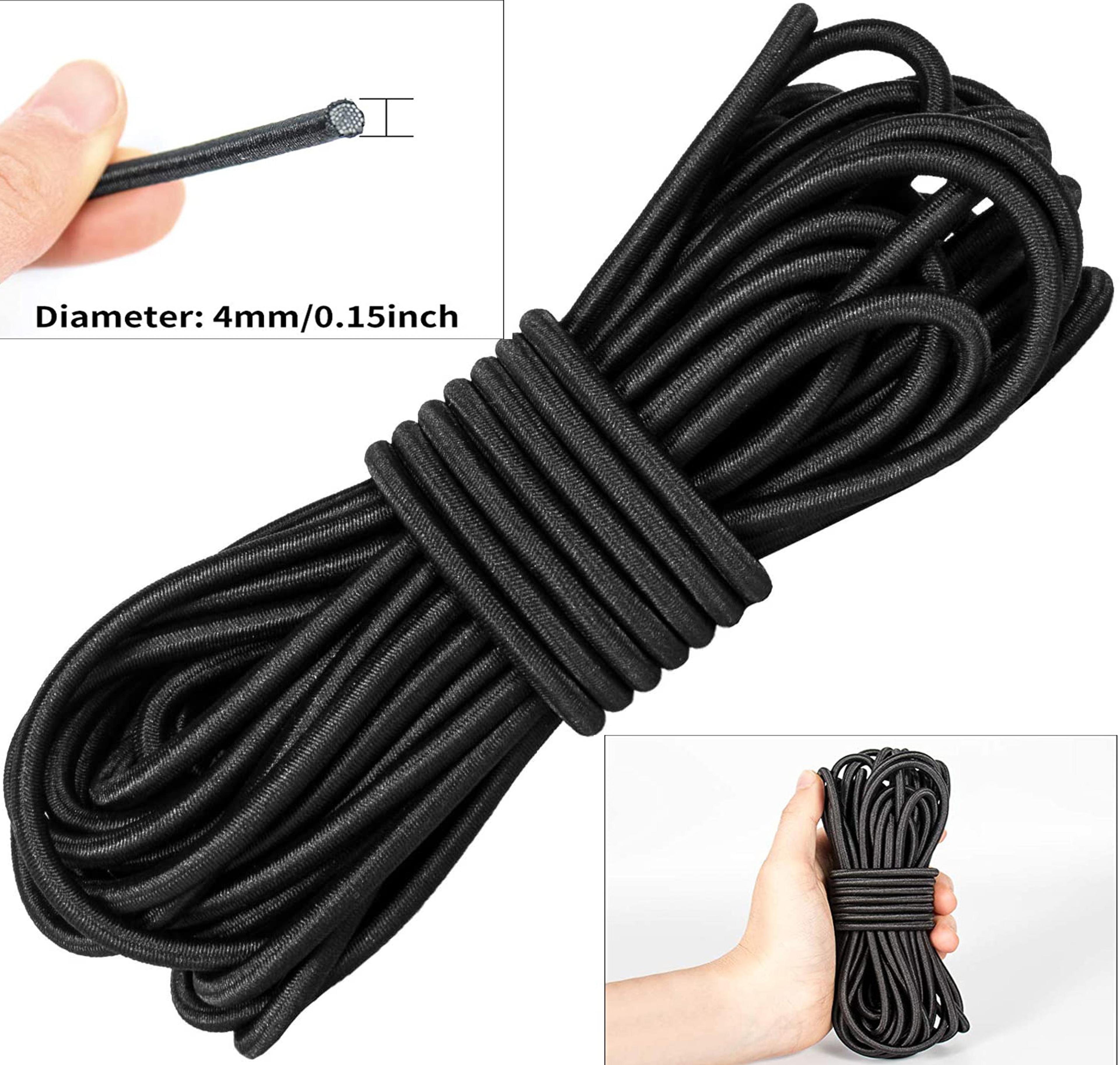 high-quality elastic rope for sewing and diy crafts white/black rubber bands