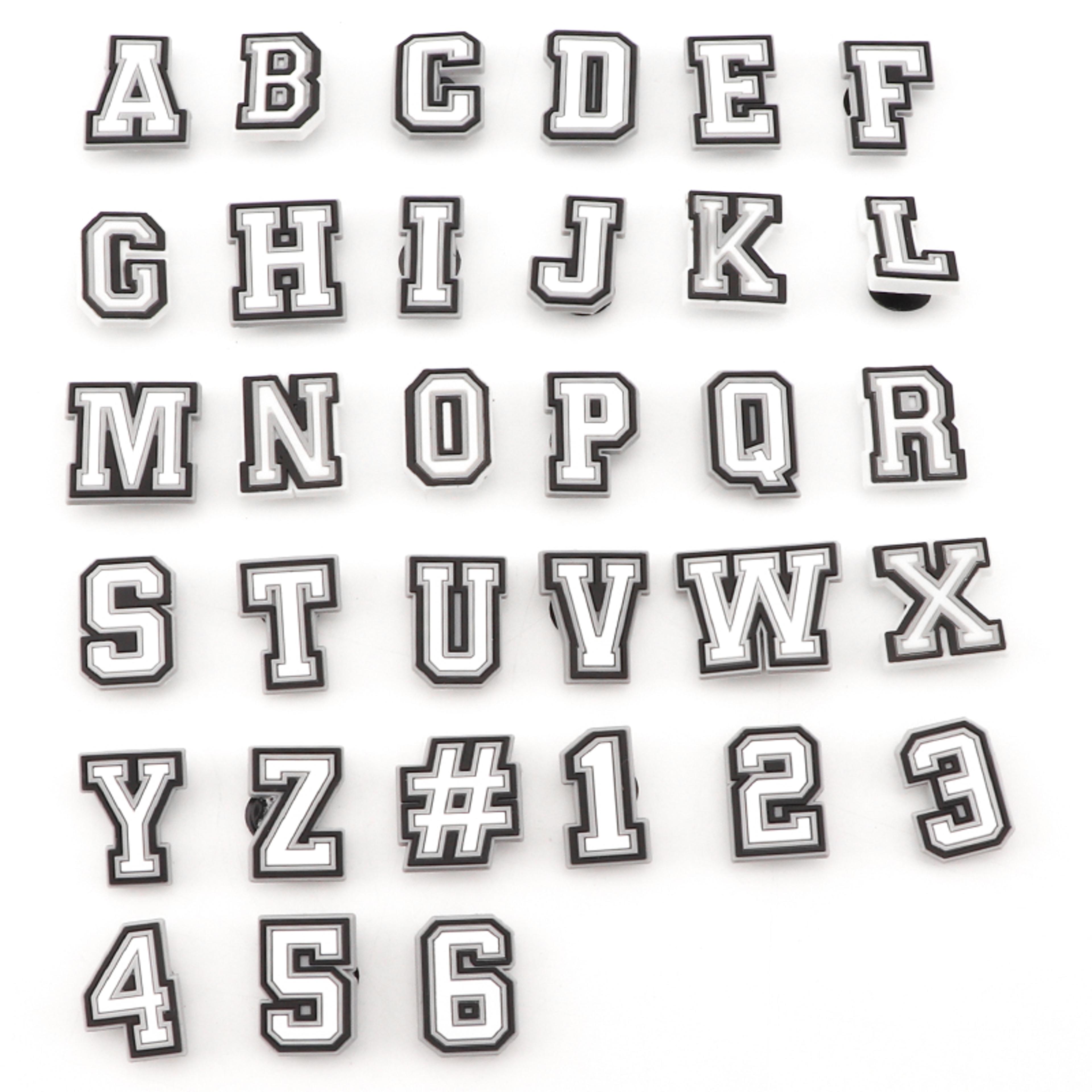 diy letter shoe charms for clogs personalized sandals charms for men, women, boys, and girls