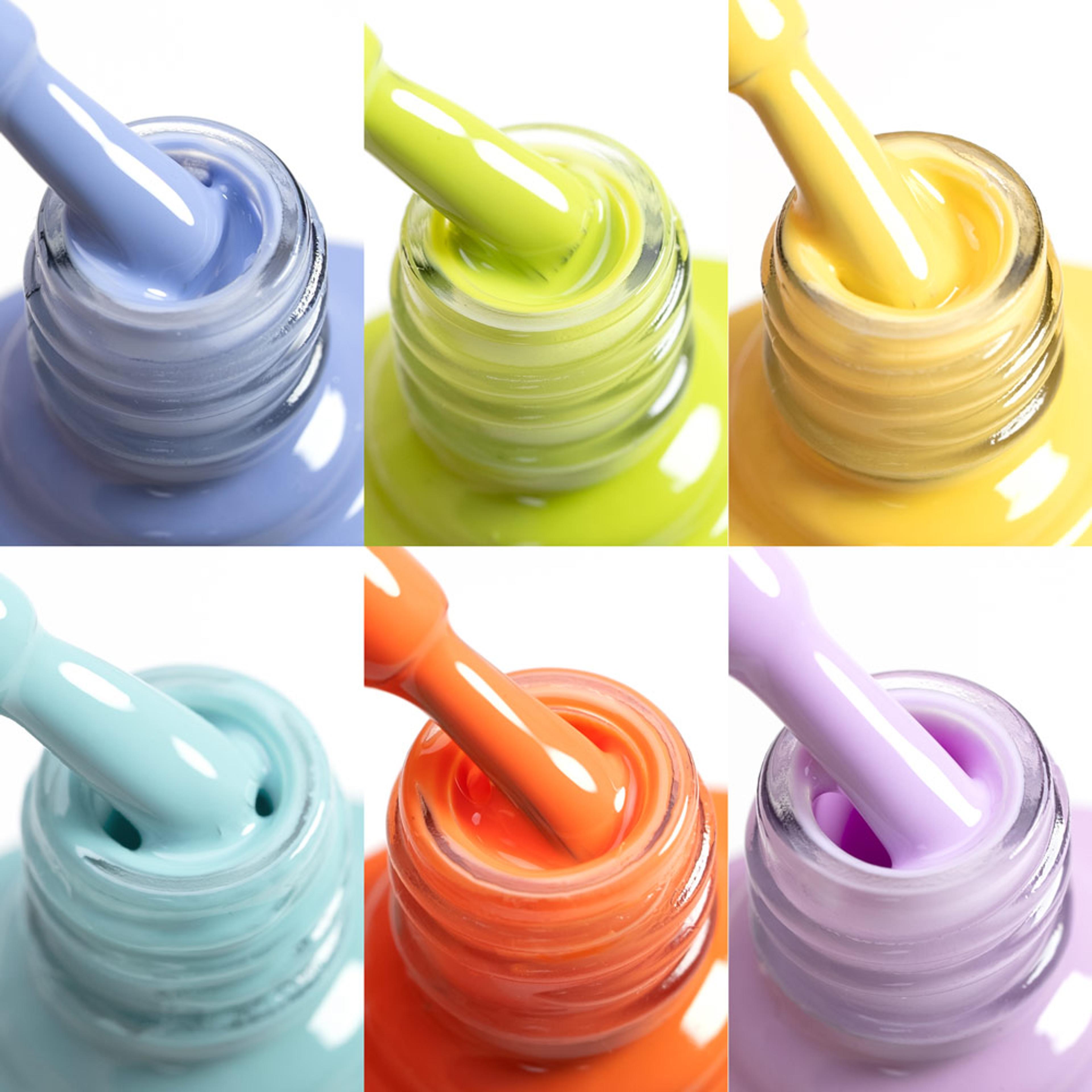 glitter nail gel polish full coverage soak-off uv led collection