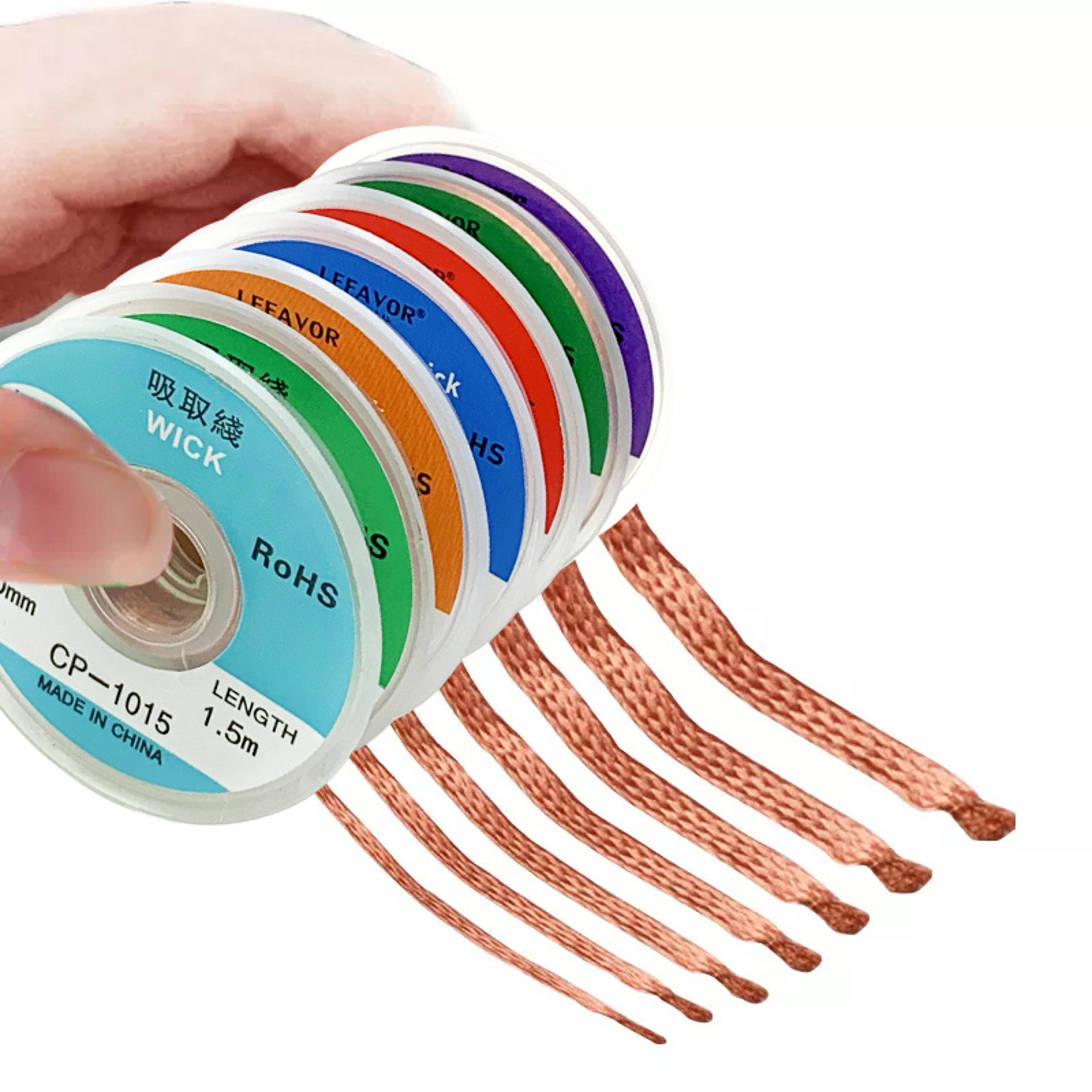 desoldering braid wick wire solder remover repair tool for electronics