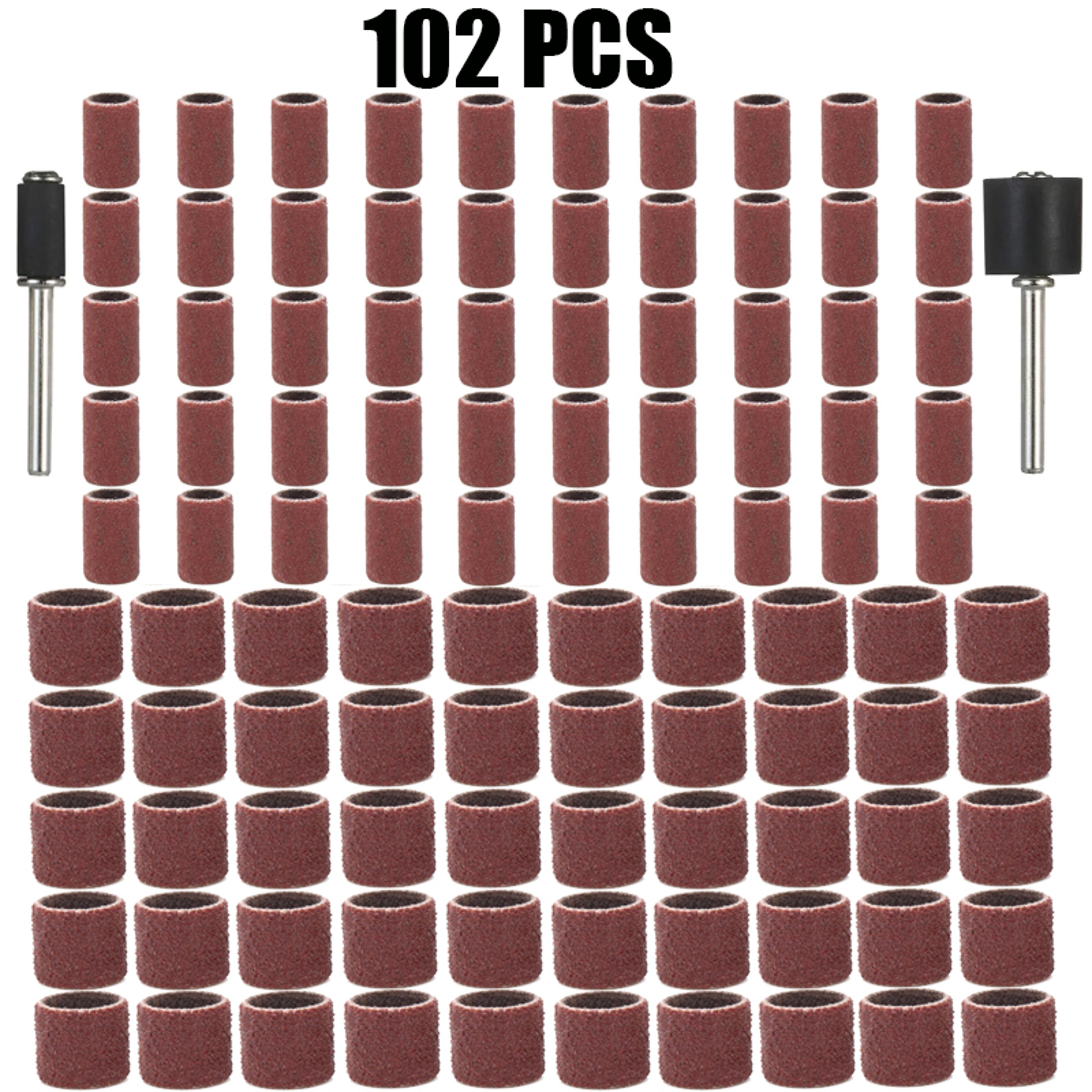 durable sanding drums kit for dremel & nail drill rotary abrasive tools