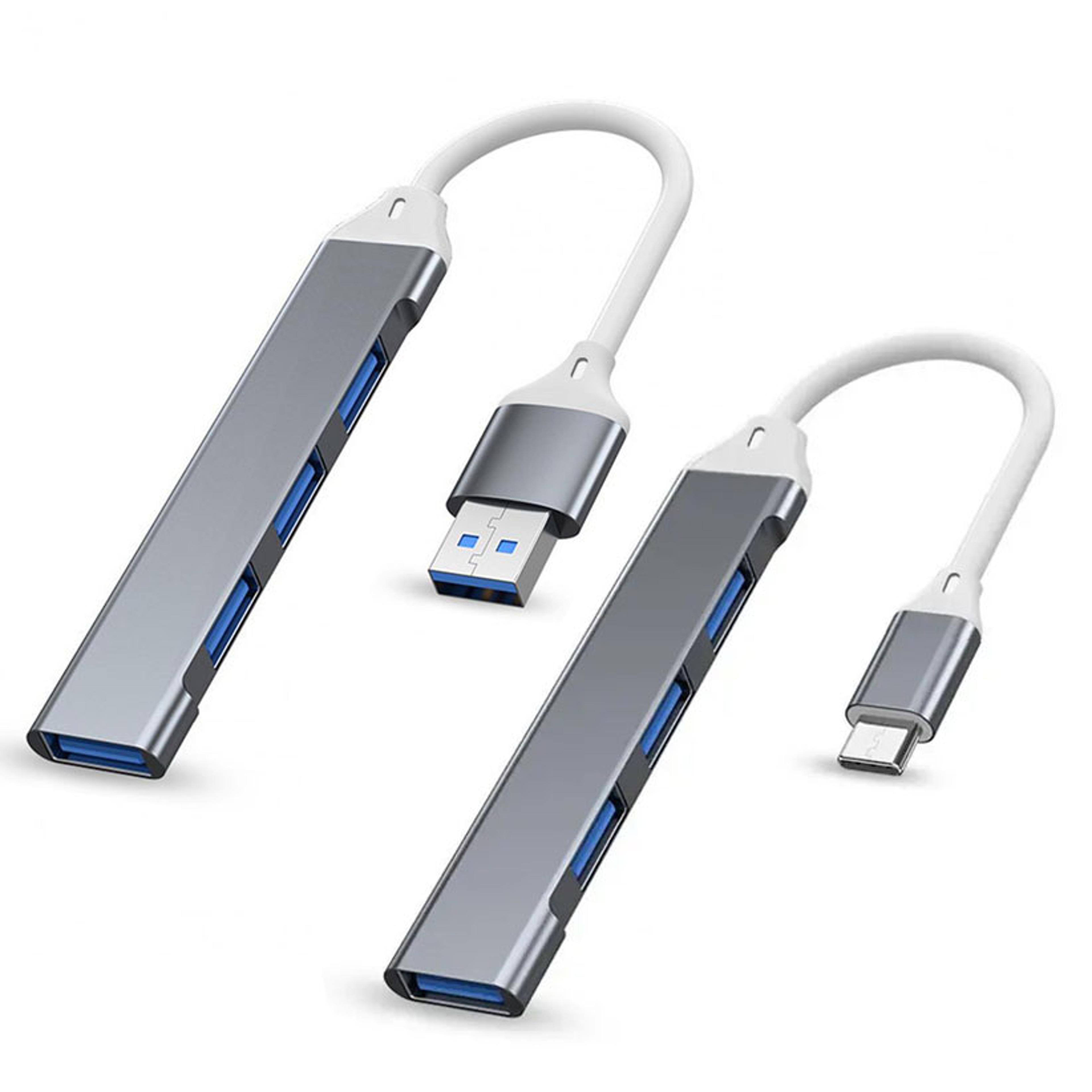 port usb hub high-speed splitter with type-c for pc multiport usb hub