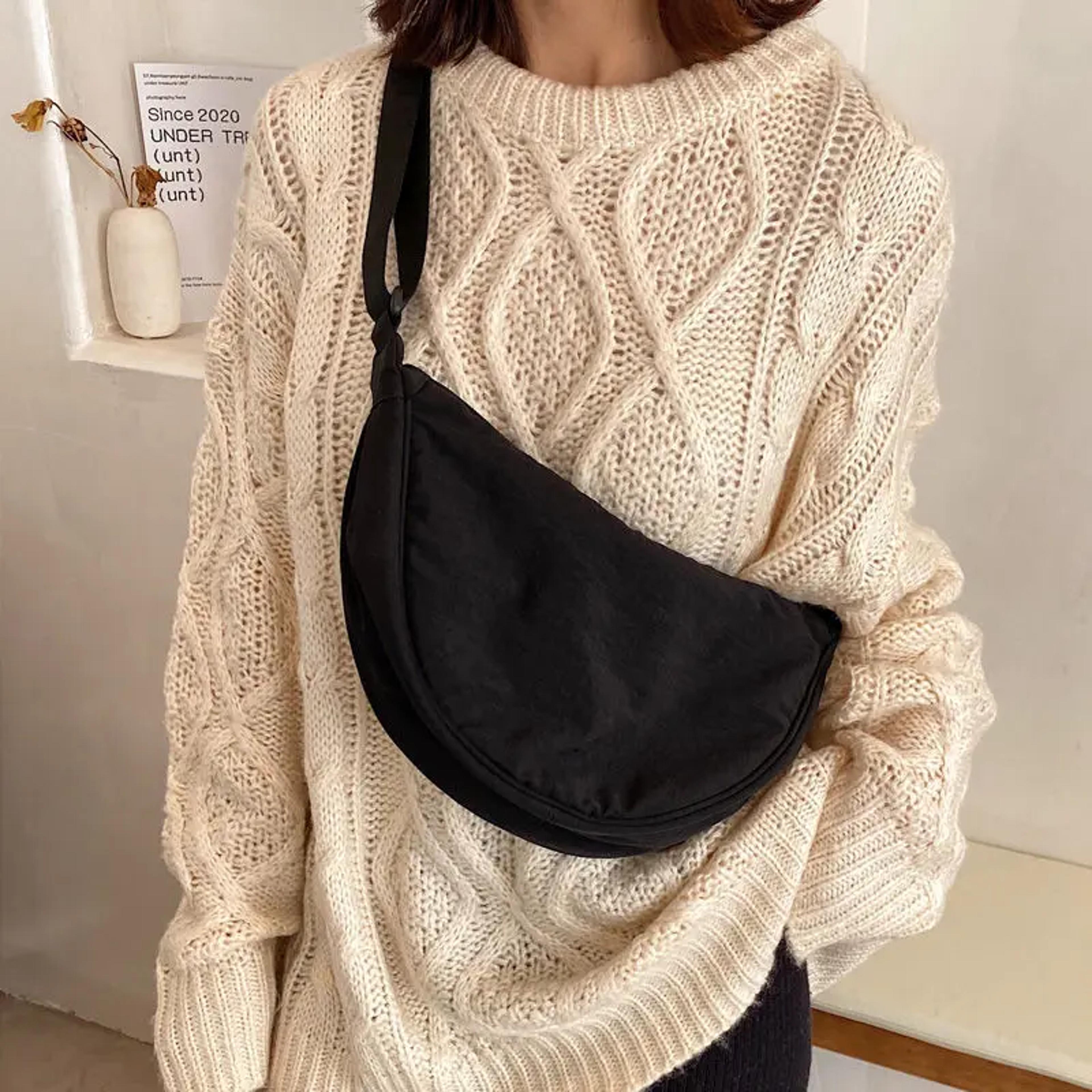 vintage women's messenger bag nylon casual shoulder crossbody purse lightweight everyday handbag