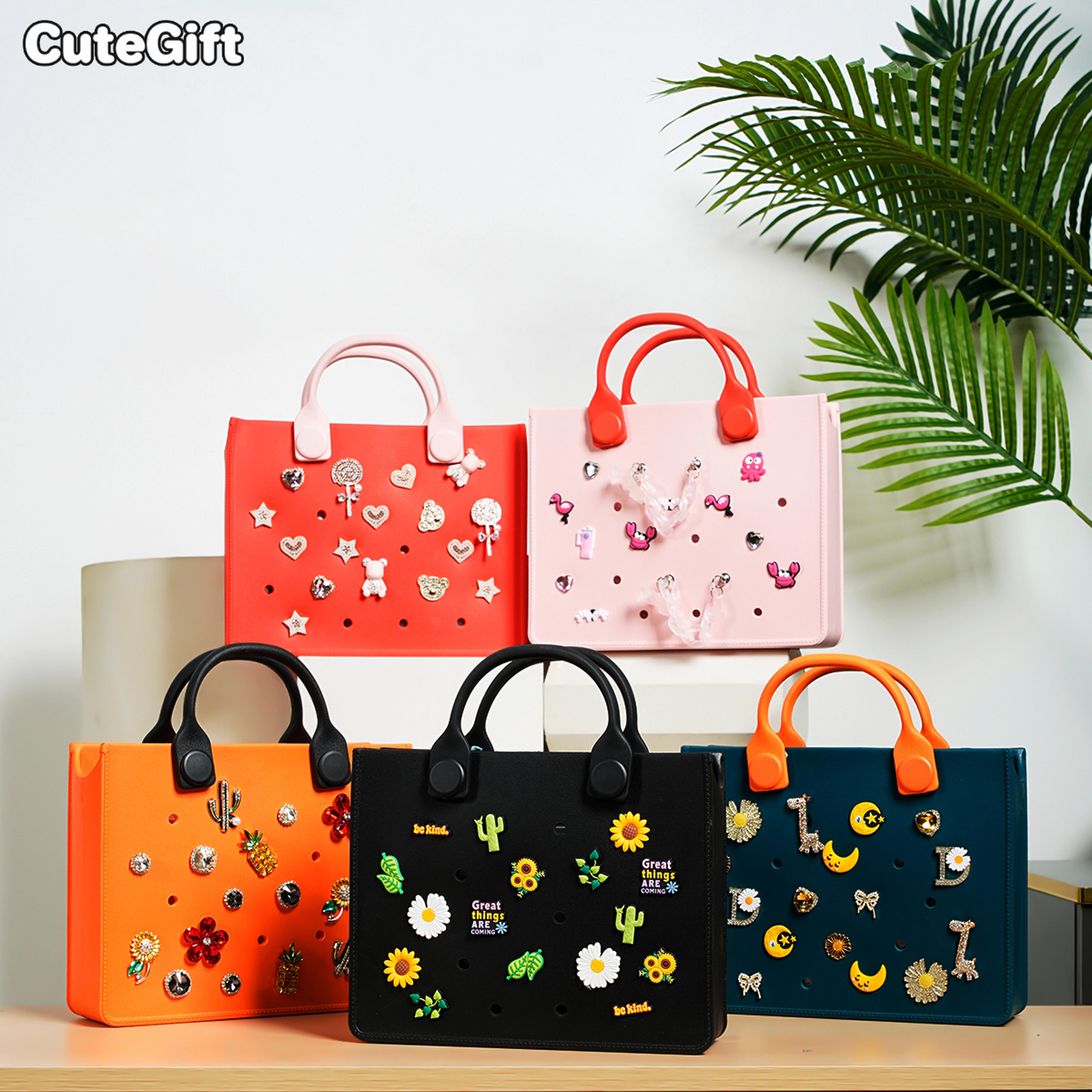 eva waterproof beach tote bag for women large customizable shoulder bag